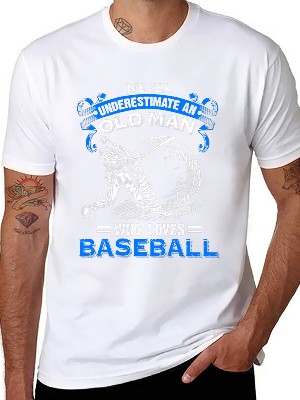 Baseball Old Man T-Shirt