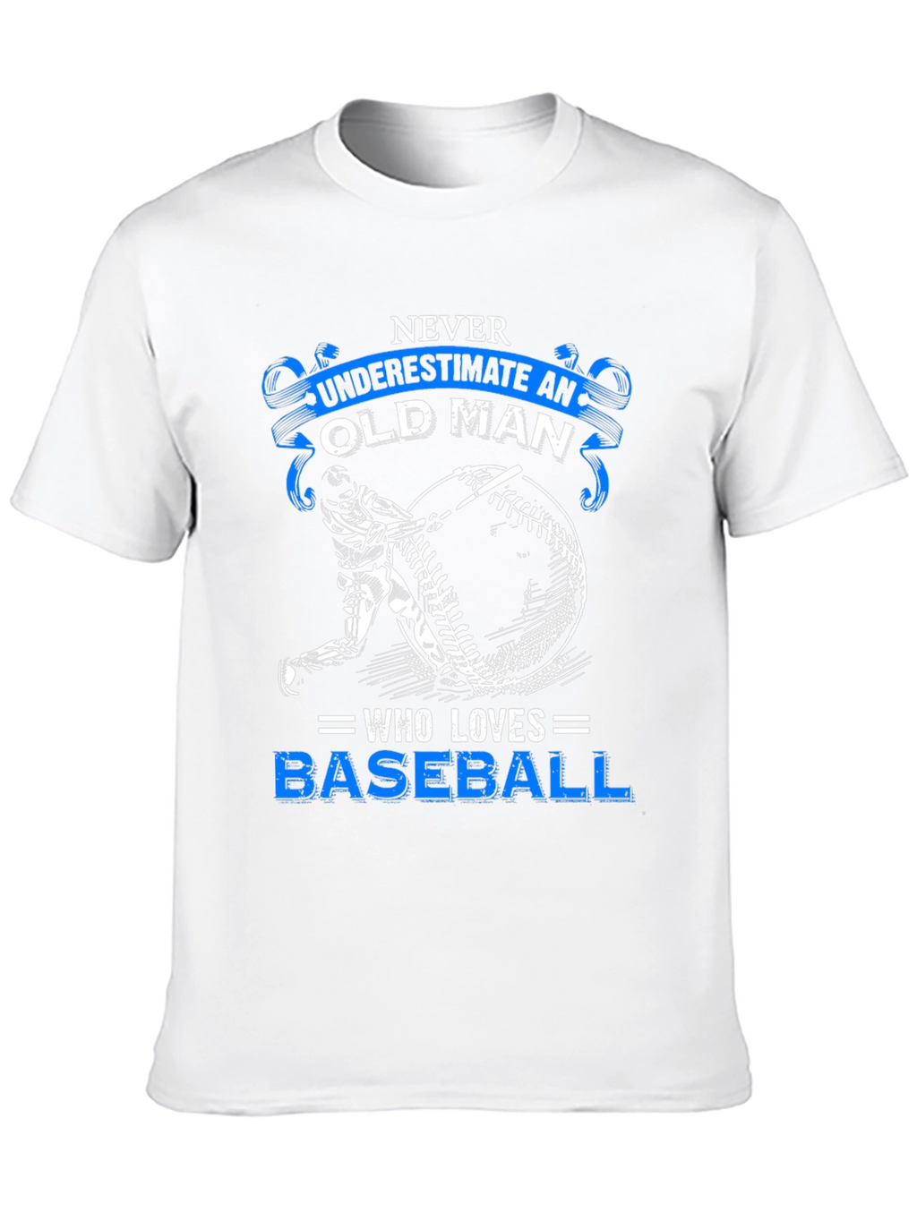 Baseball Old Man T-Shirt