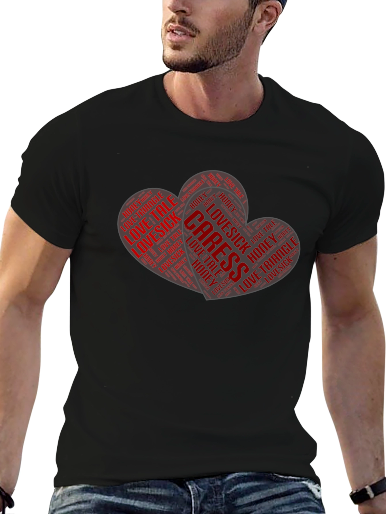 Heart Word Art Graphic Tee