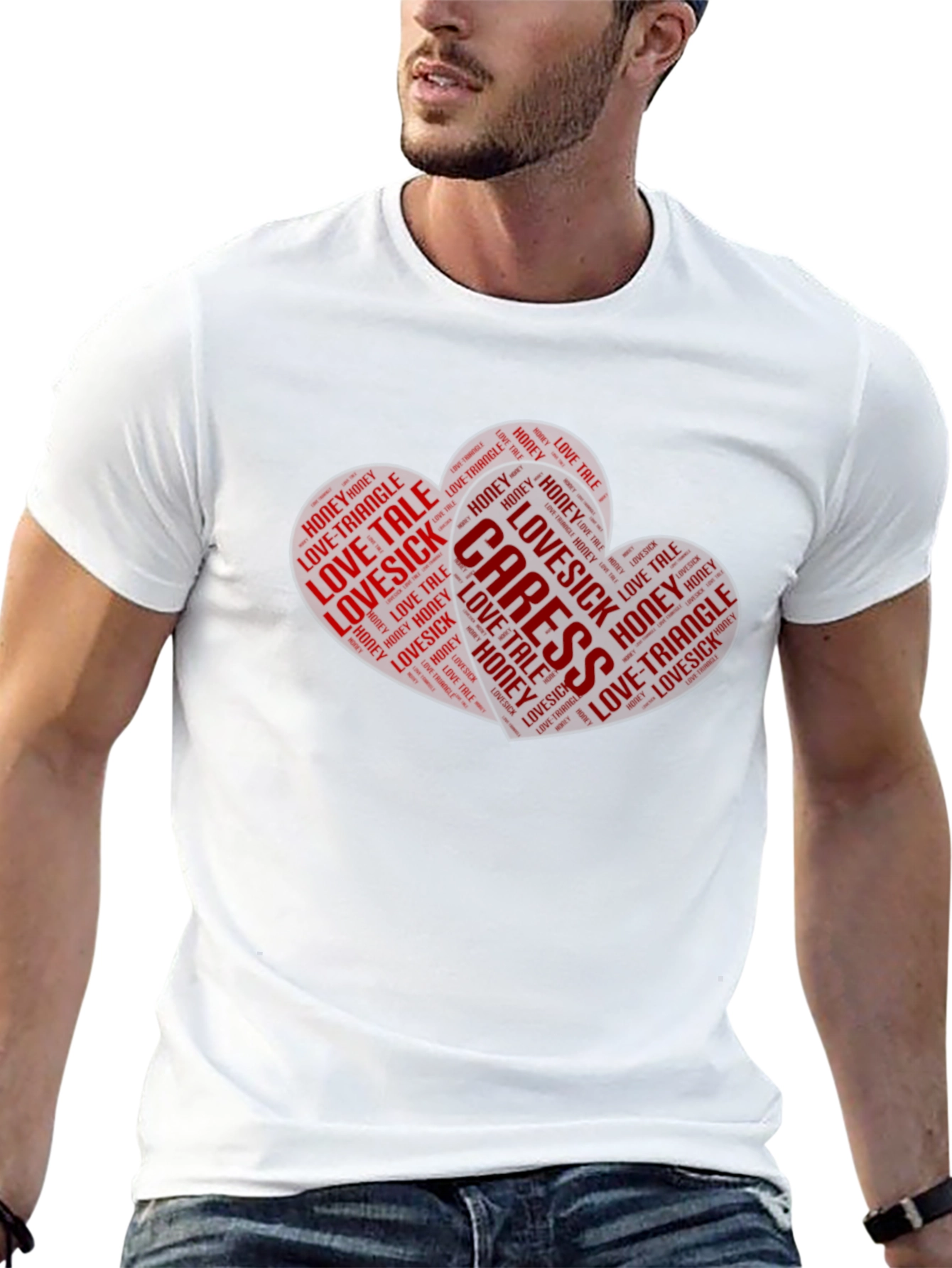 Heart Word Art Graphic Tee