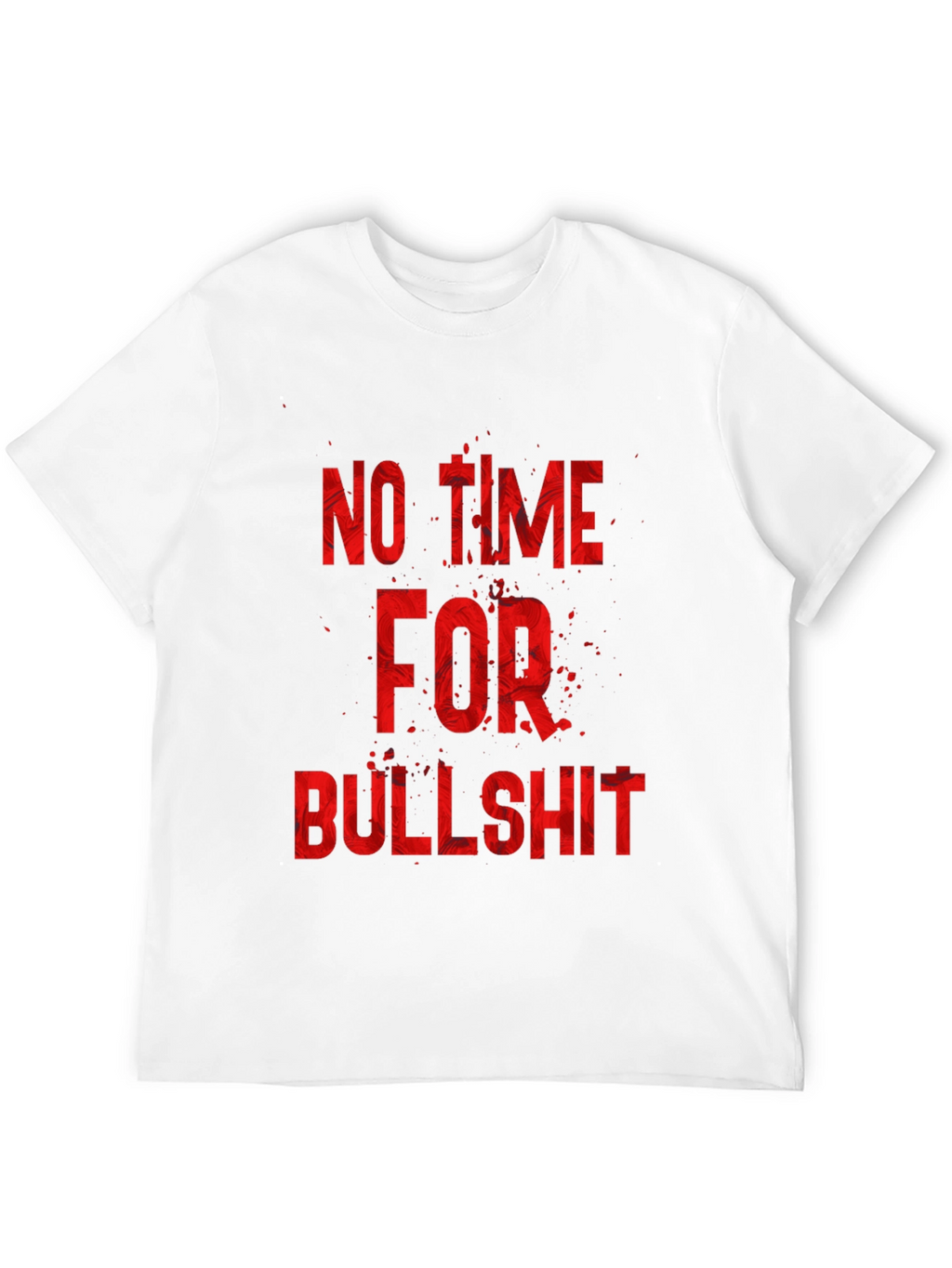No Time For Bullshit Graphic Tee - Black