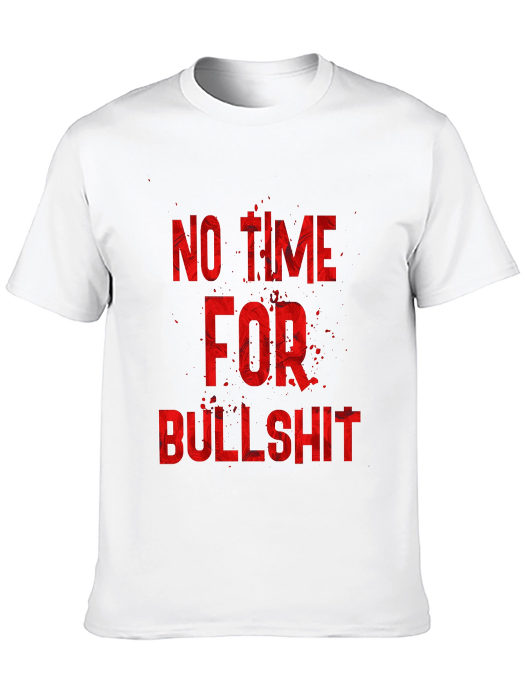No Time For Bullshit Graphic Tee - Black