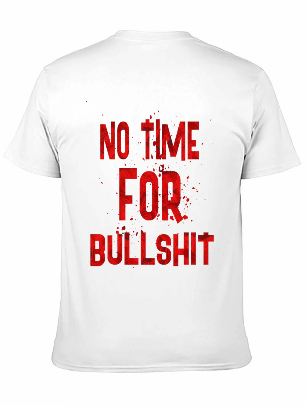 No Time For Bullshit Graphic Tee - Black