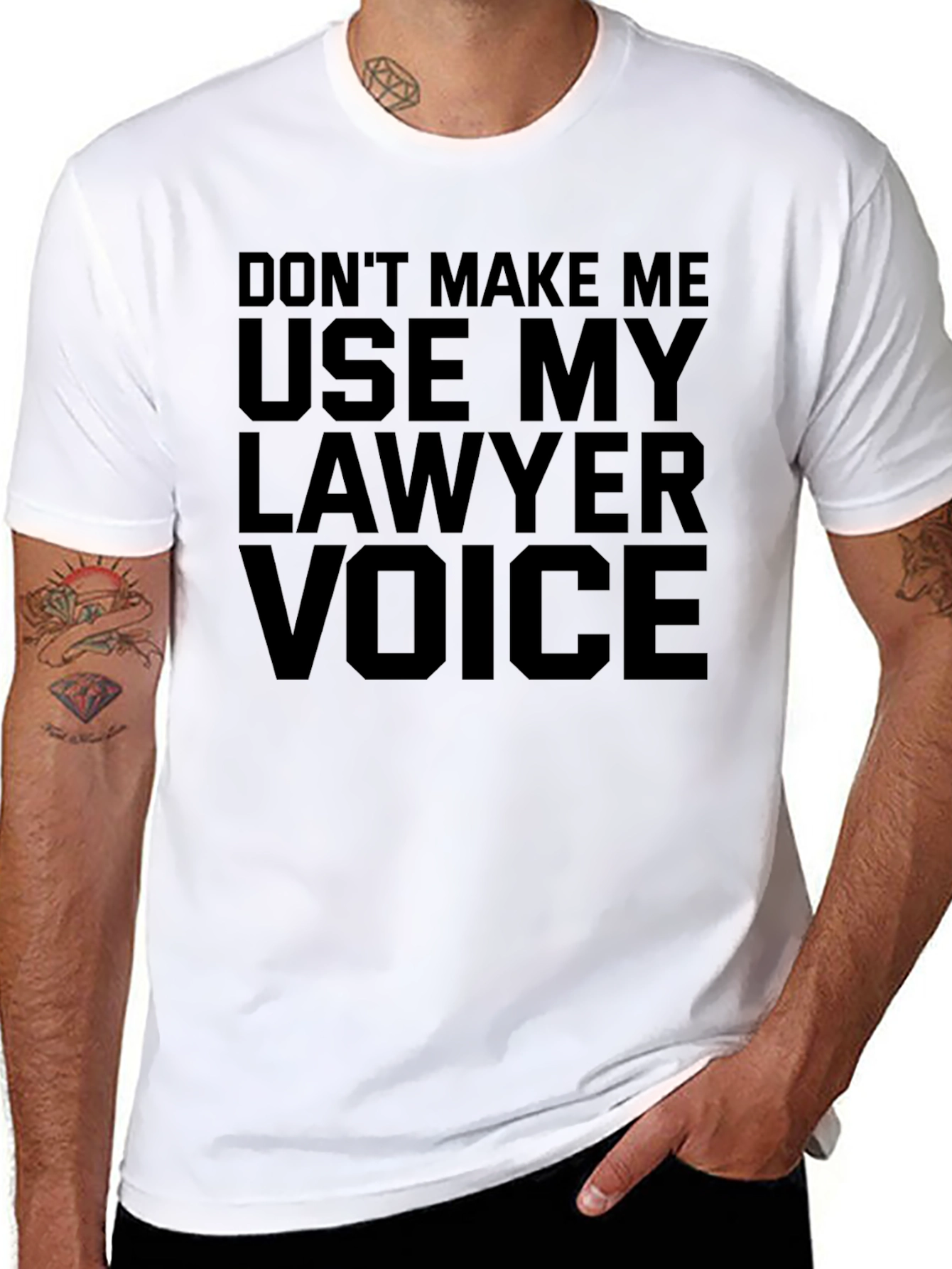 Lawyer Voice T-Shirt - Funny Novelty Tee