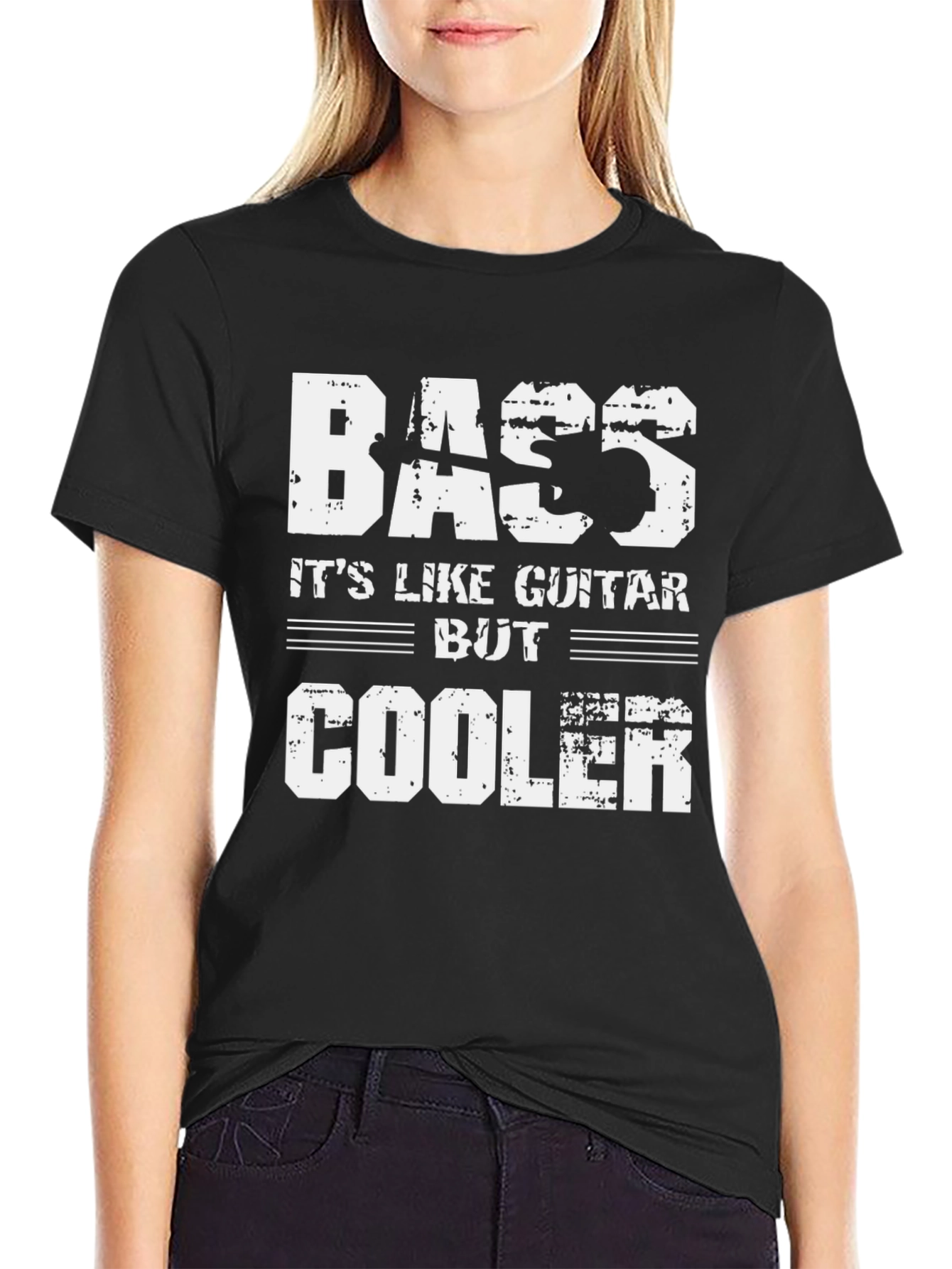 Bass is Cooler T-Shirt - Musician Tee
