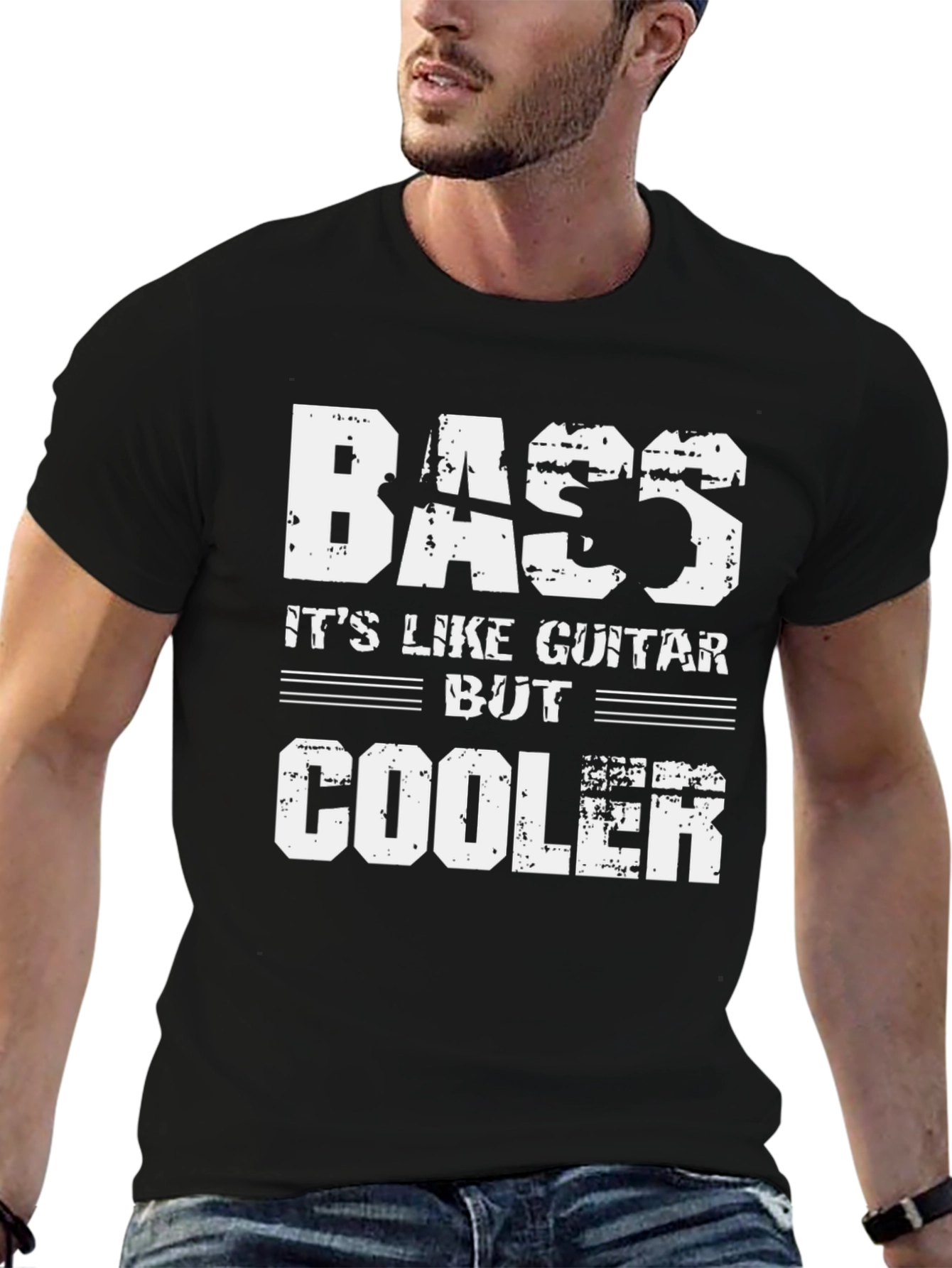 Bass is Cooler T-Shirt - Musician Tee