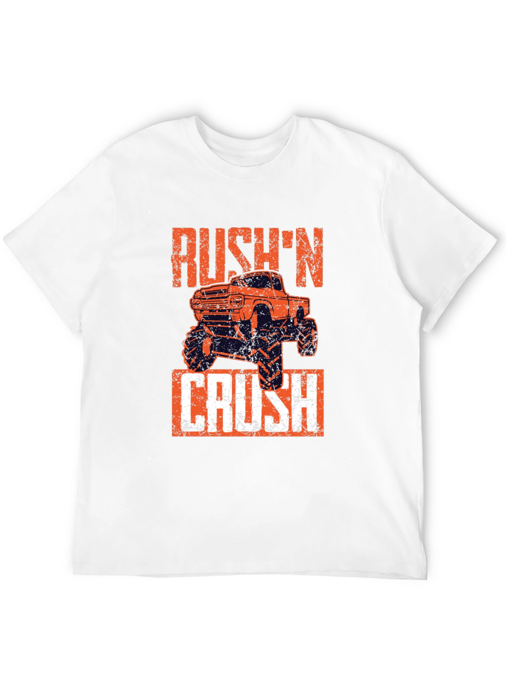 Rushn Crush Monster Truck Graphic Tee - Black
