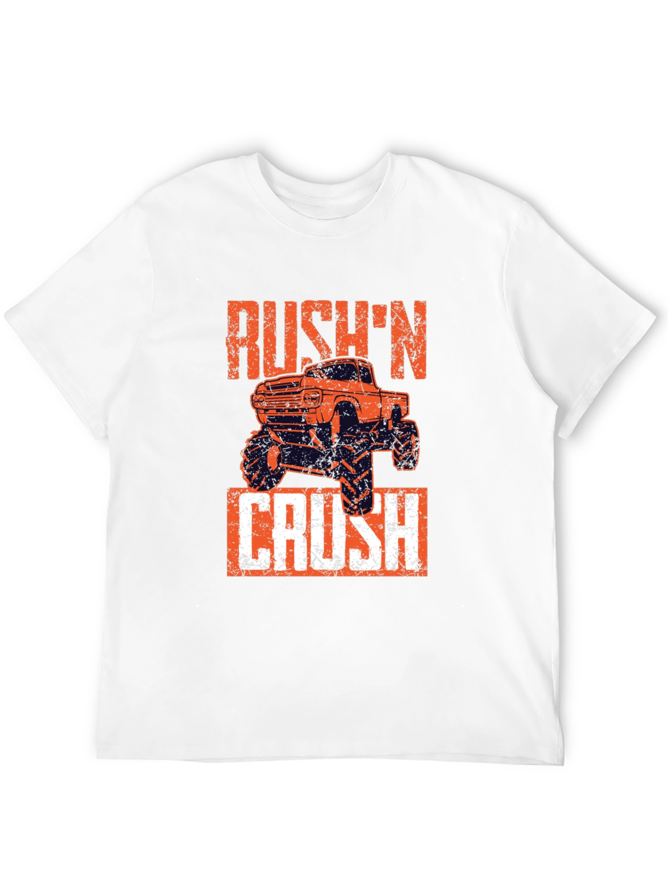 Rushn Crush Monster Truck Graphic Tee - Black