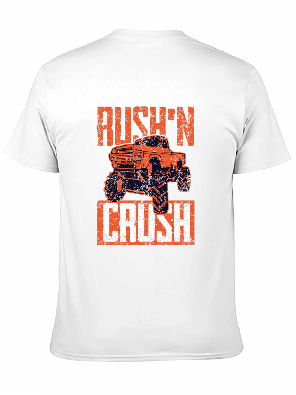 Rushn Crush Monster Truck Graphic Tee - Black