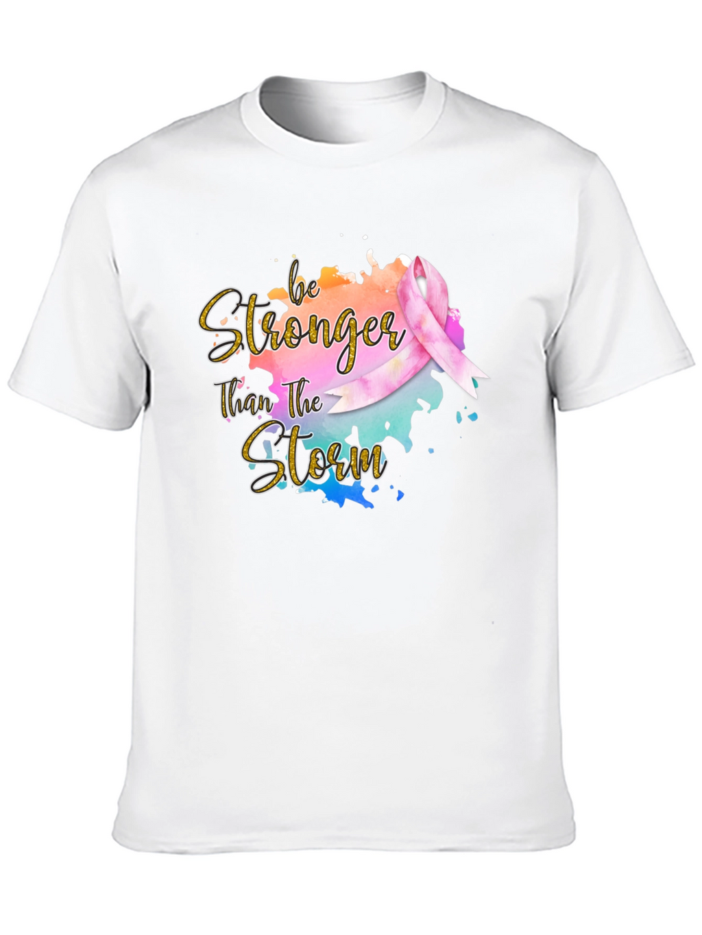 Be Stronger Than The Storm Ribbon T-Shirt