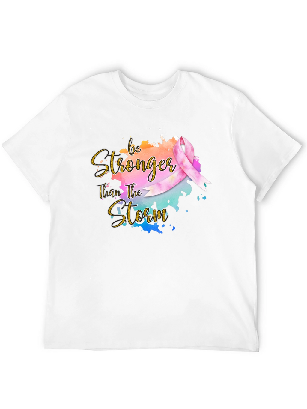 Be Stronger Than The Storm Ribbon T-Shirt