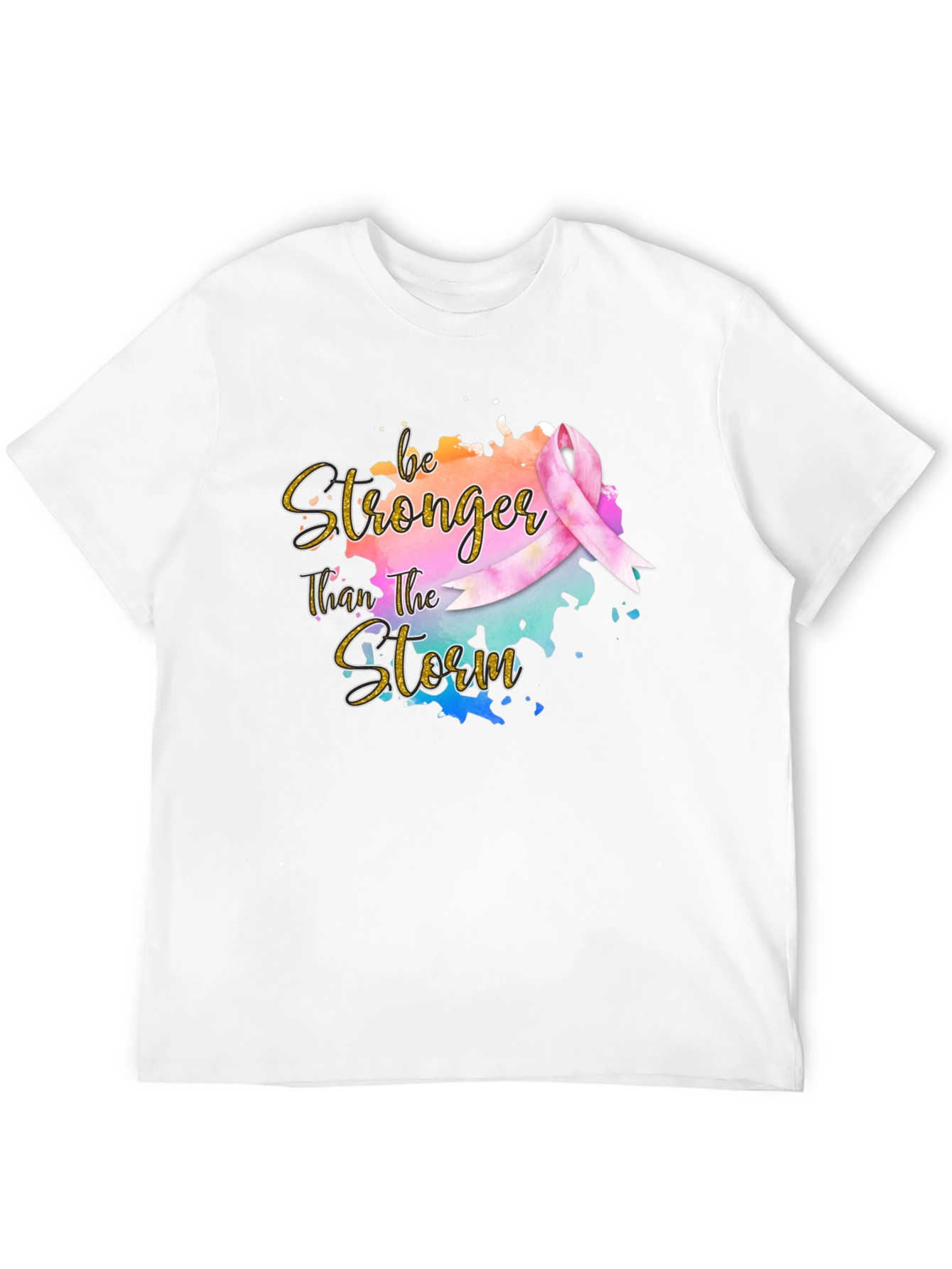Be Stronger Than The Storm Ribbon T-Shirt