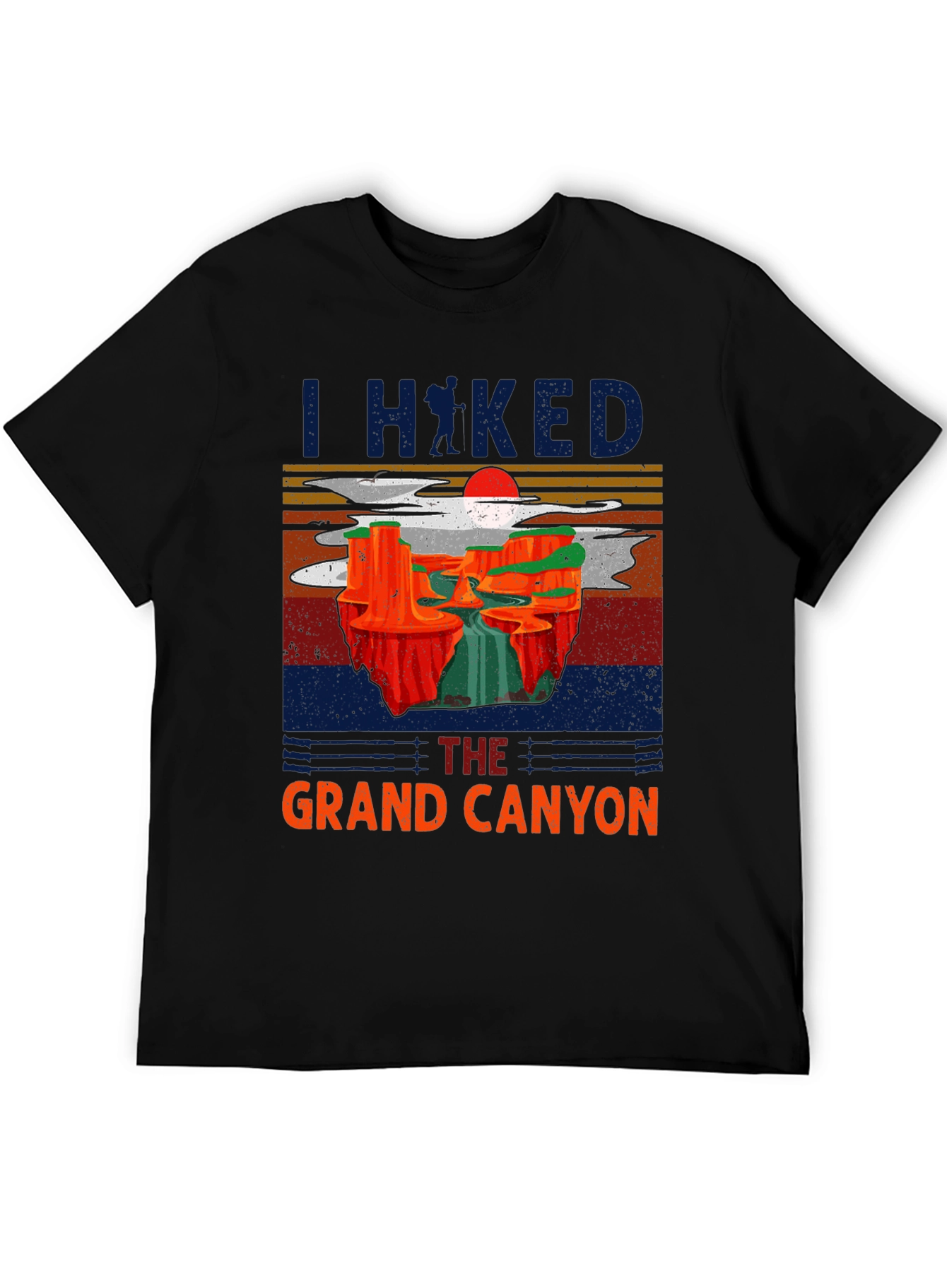 Grand Canyon Hiker T-Shirt | Retro Style