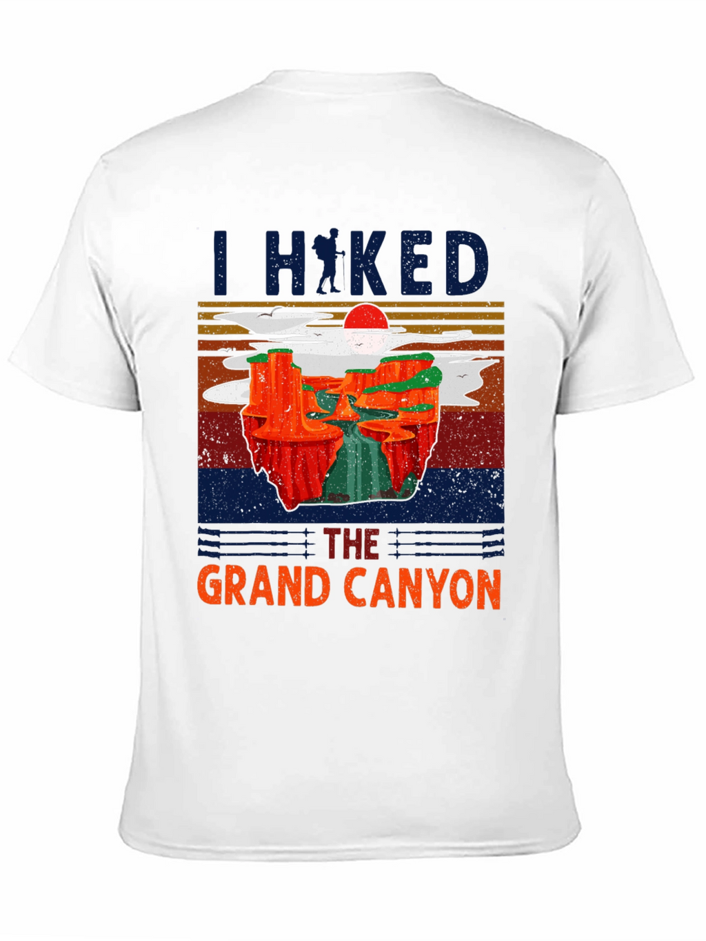 Grand Canyon Hiker T-Shirt | Retro Style