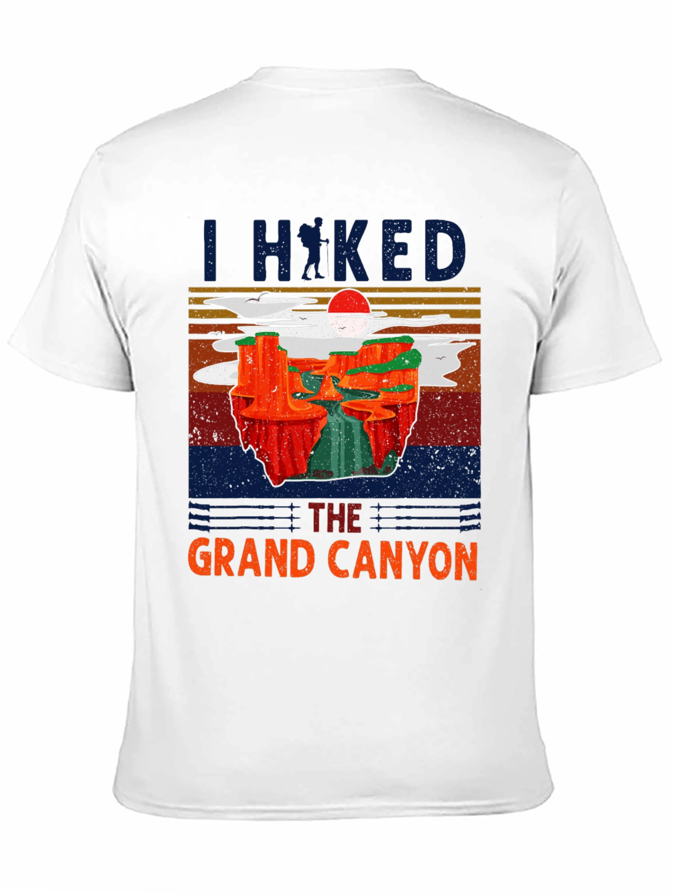 Grand Canyon Hiker T-Shirt | Retro Style