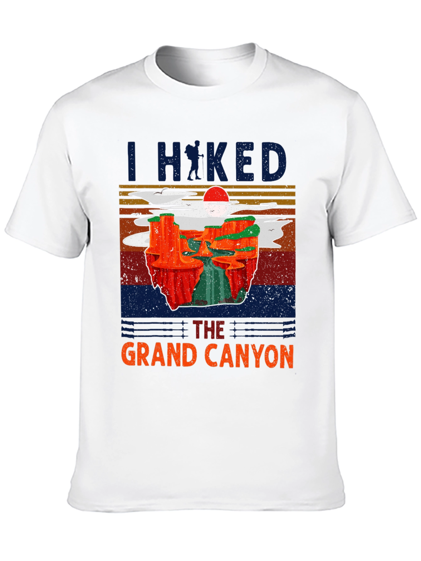 Grand Canyon Hiker T-Shirt | Retro Style