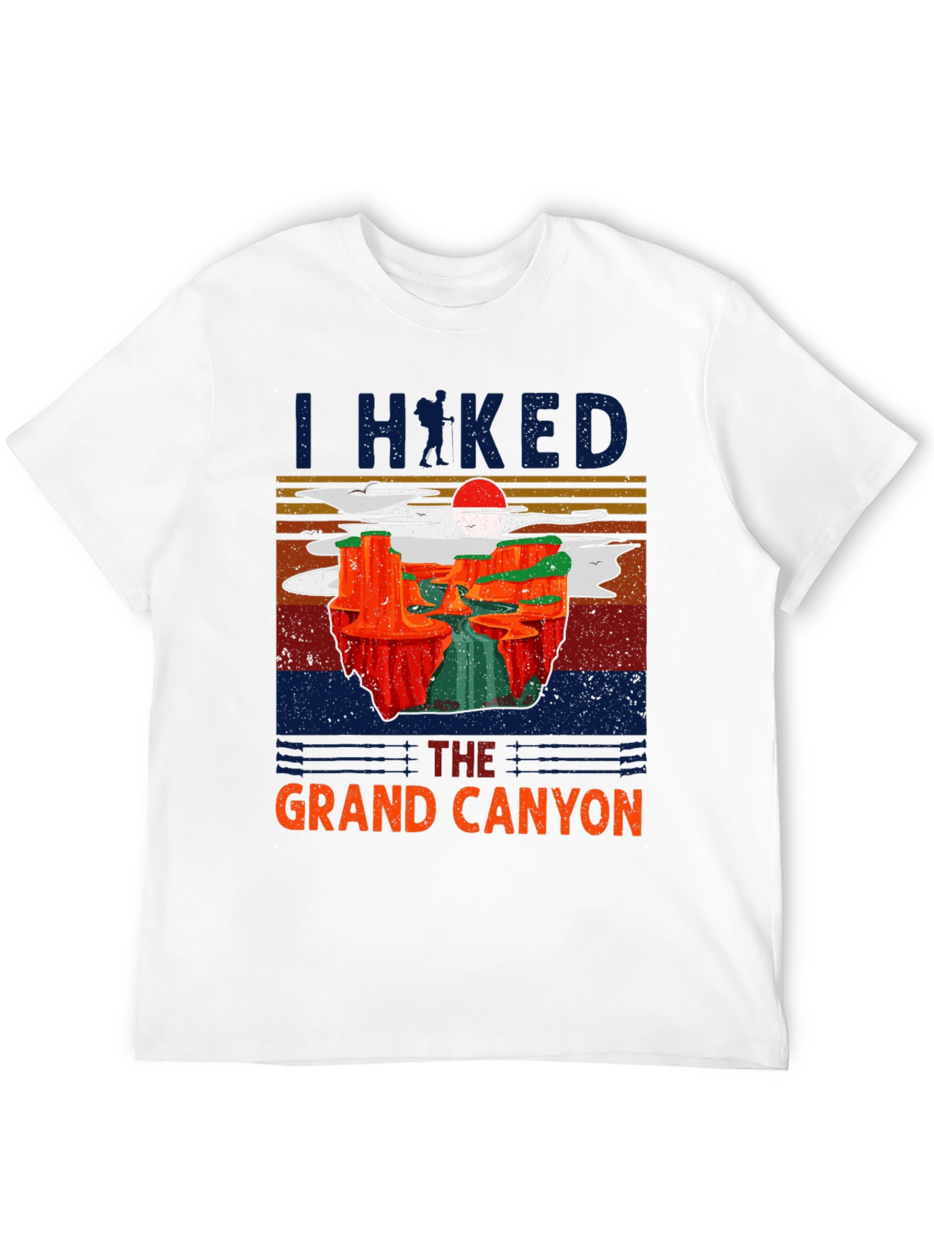 Grand Canyon Hiker T-Shirt | Retro Style