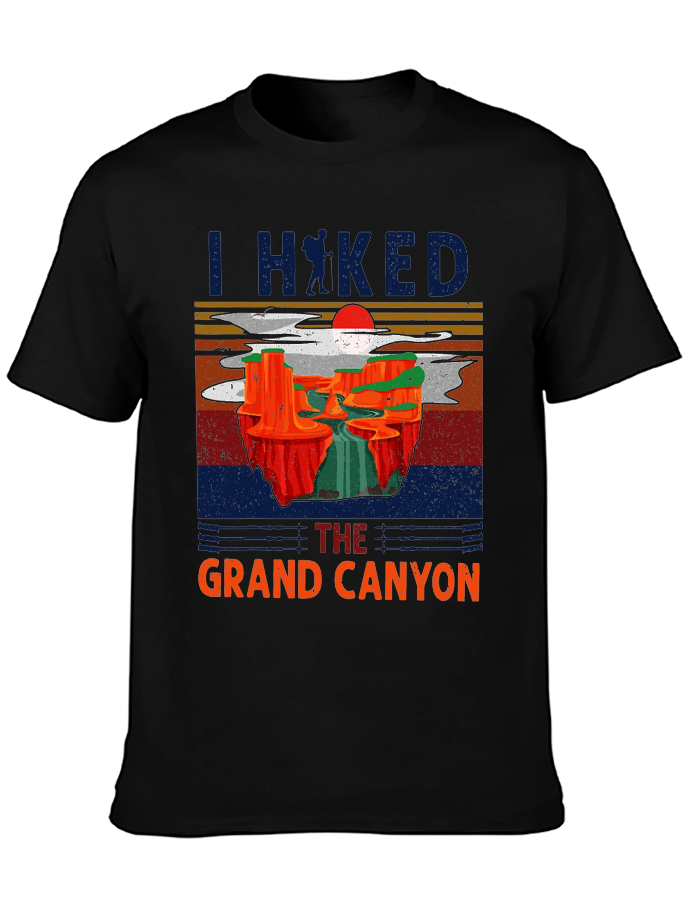 Grand Canyon Hiker T-Shirt | Retro Style
