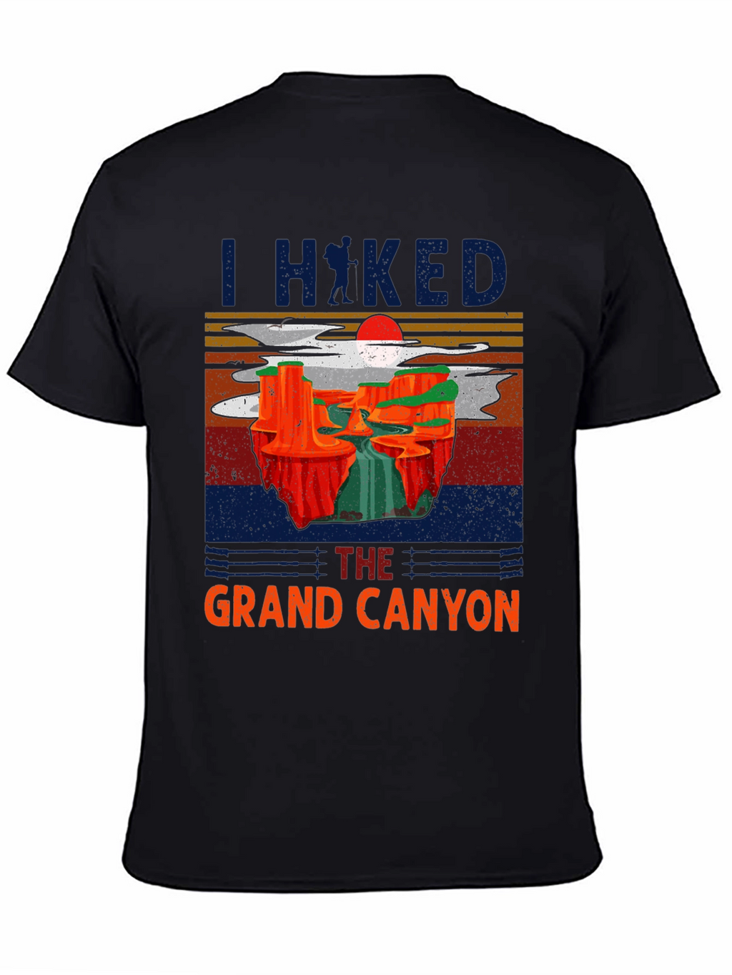 Grand Canyon Hiker T-Shirt | Retro Style