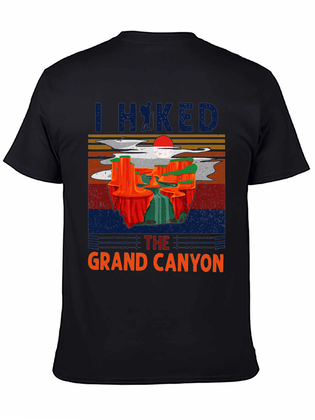 Grand Canyon Hiker T-Shirt | Retro Style
