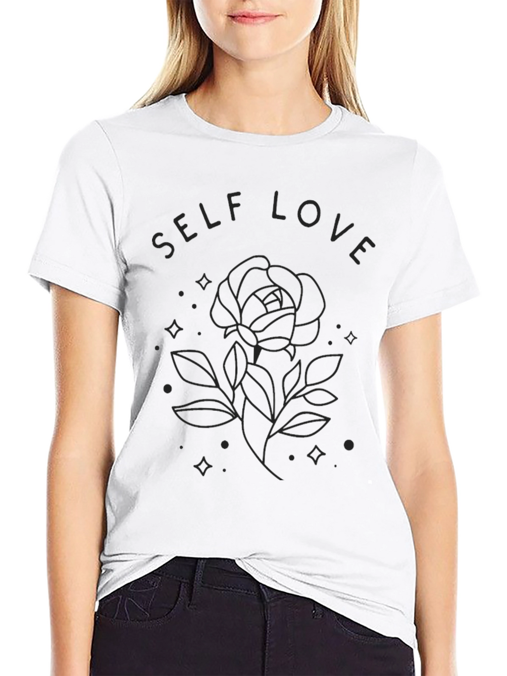 Self Love Rose Graphic T-Shirt