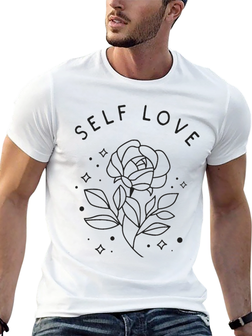 Self Love Rose Graphic T-Shirt