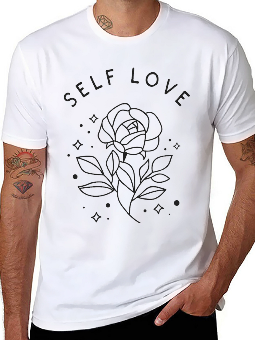 Self Love Rose Graphic T-Shirt