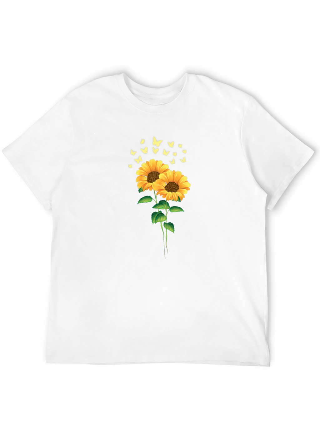 Sunflower & Butterfly Graphic Tee