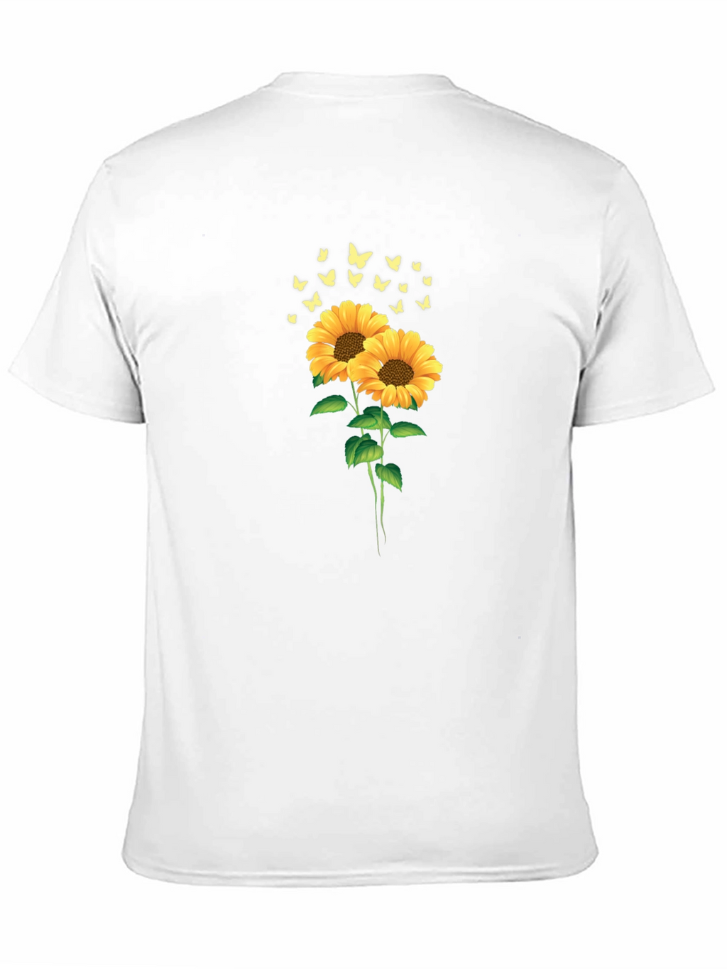 Sunflower & Butterfly Graphic Tee