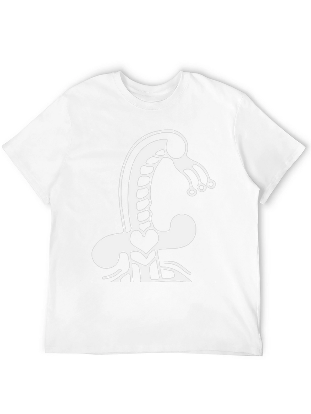 Abstract Creature Graphic Tee - Black