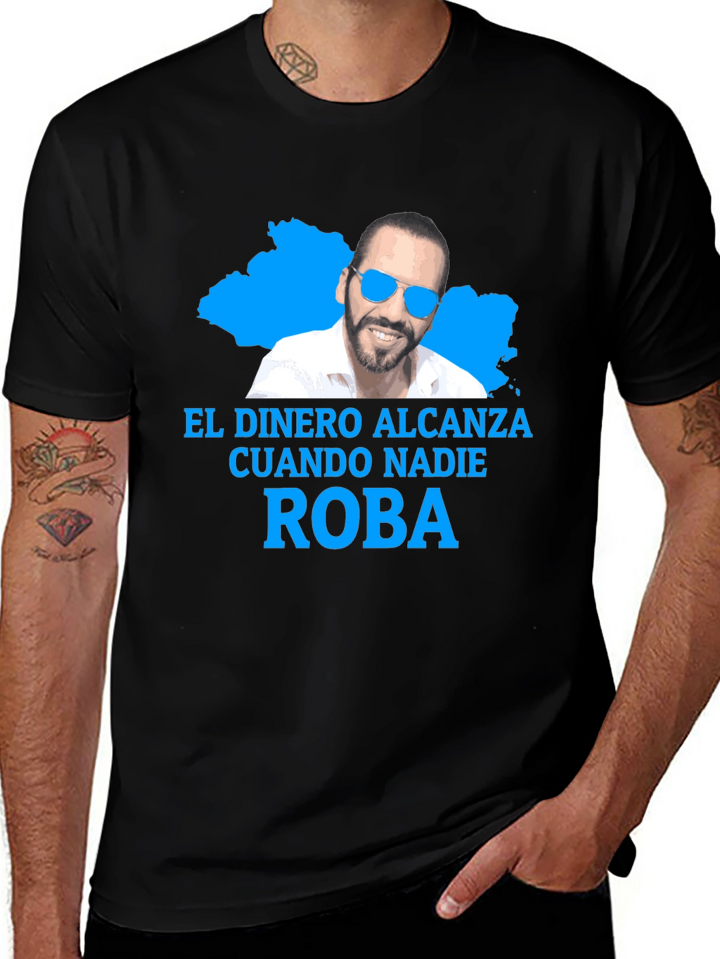 Nayib Bukele No Steal T-Shirt