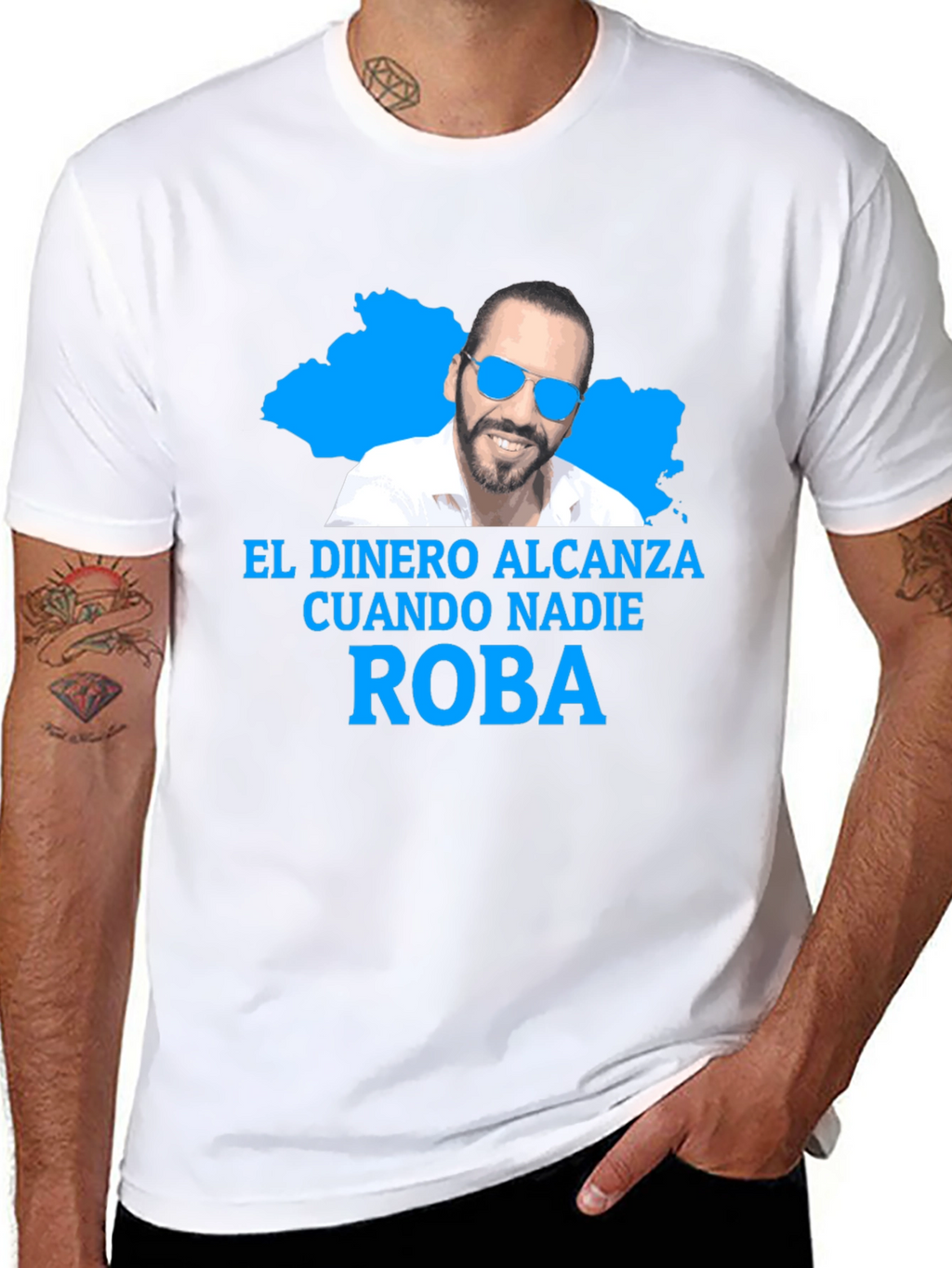 Nayib Bukele No Steal T-Shirt
