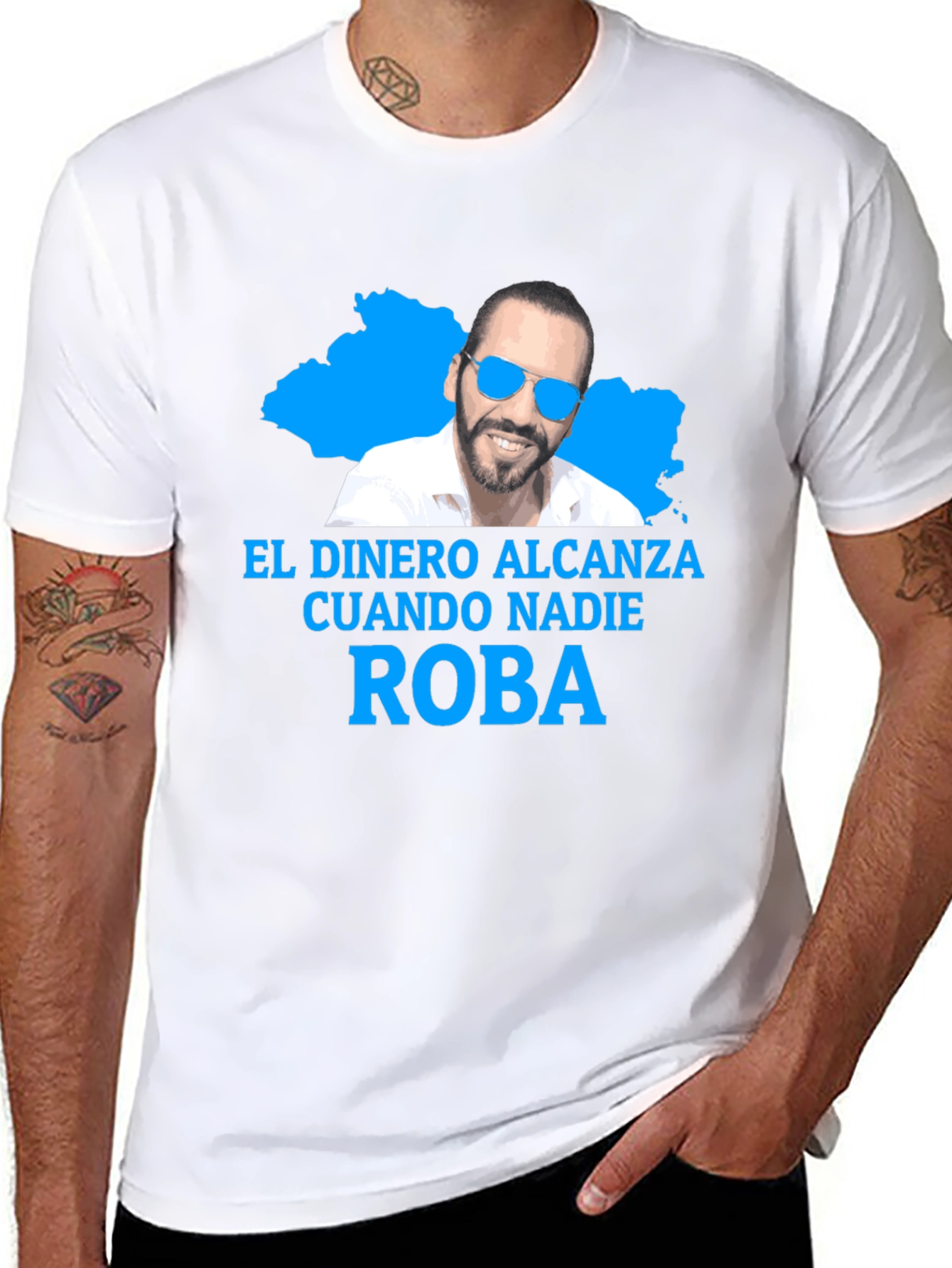 Nayib Bukele No Steal T-Shirt