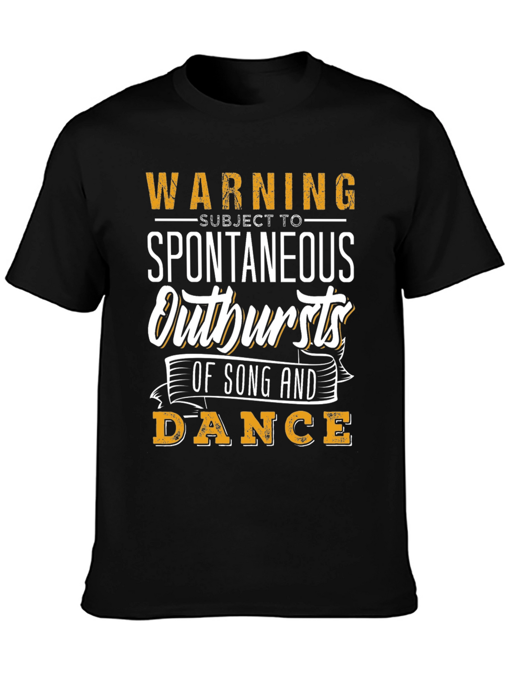 Warning Spontaneous Outbursts T-Shirt