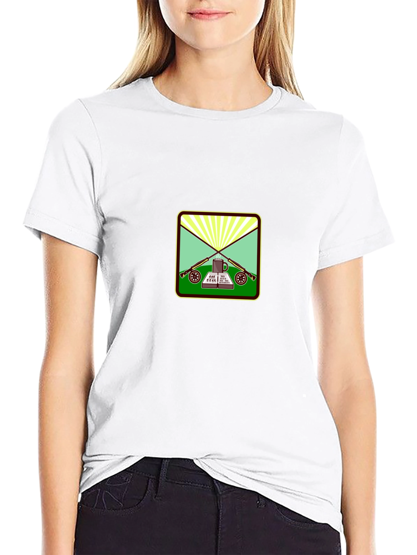 Rifles Book and Coffee T-Shirt