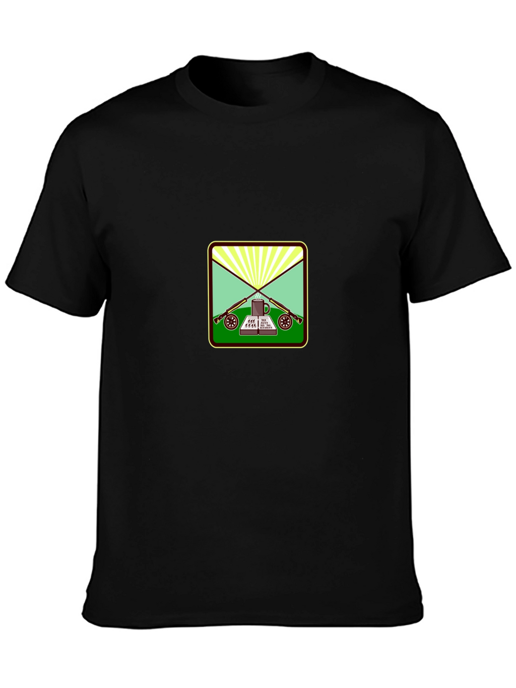Rifles Book and Coffee T-Shirt