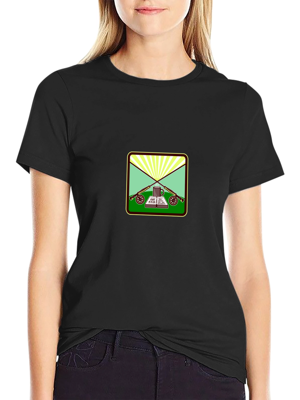Rifles Book and Coffee T-Shirt