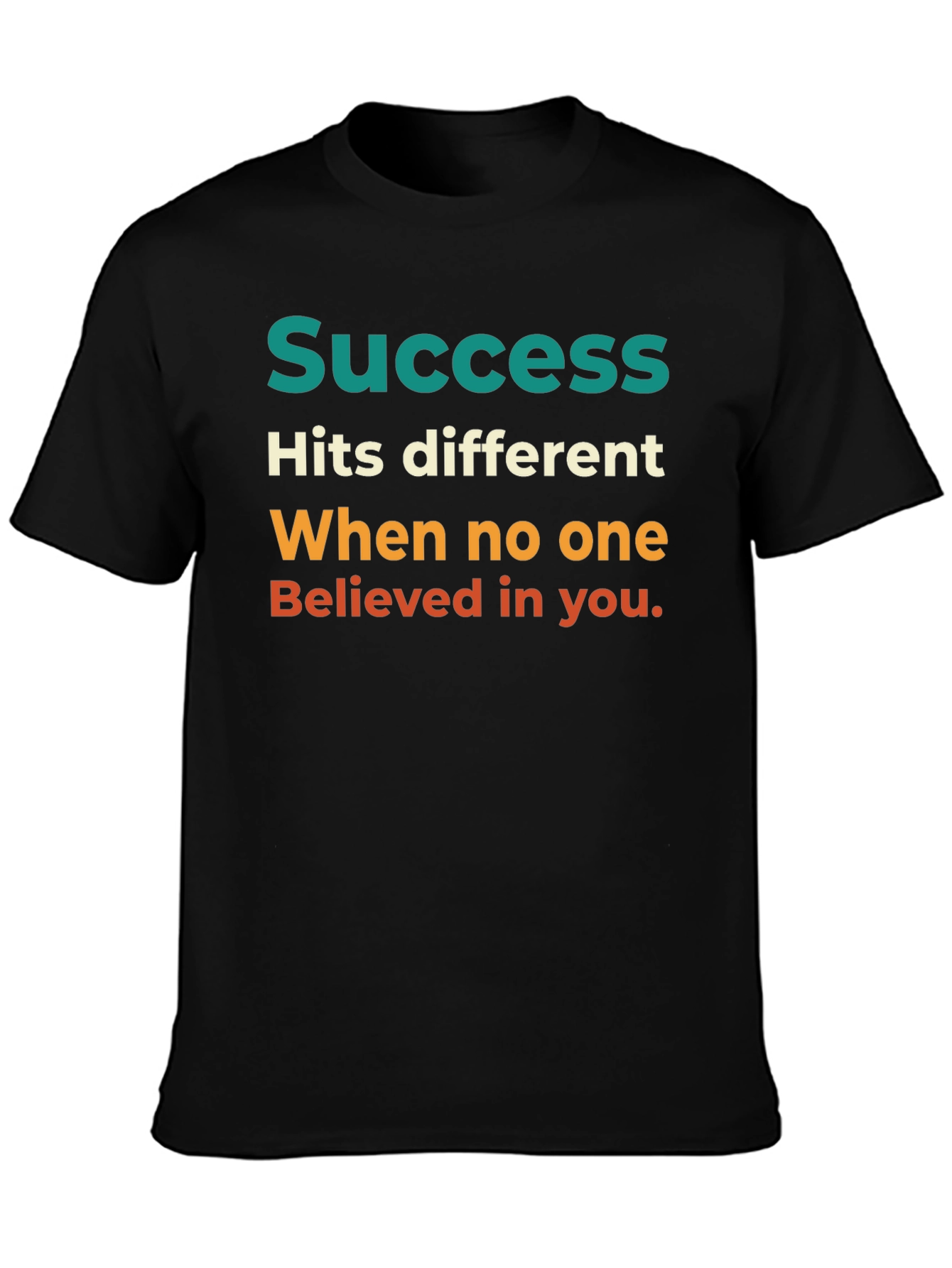 Success Motivational Graphic T-Shirt