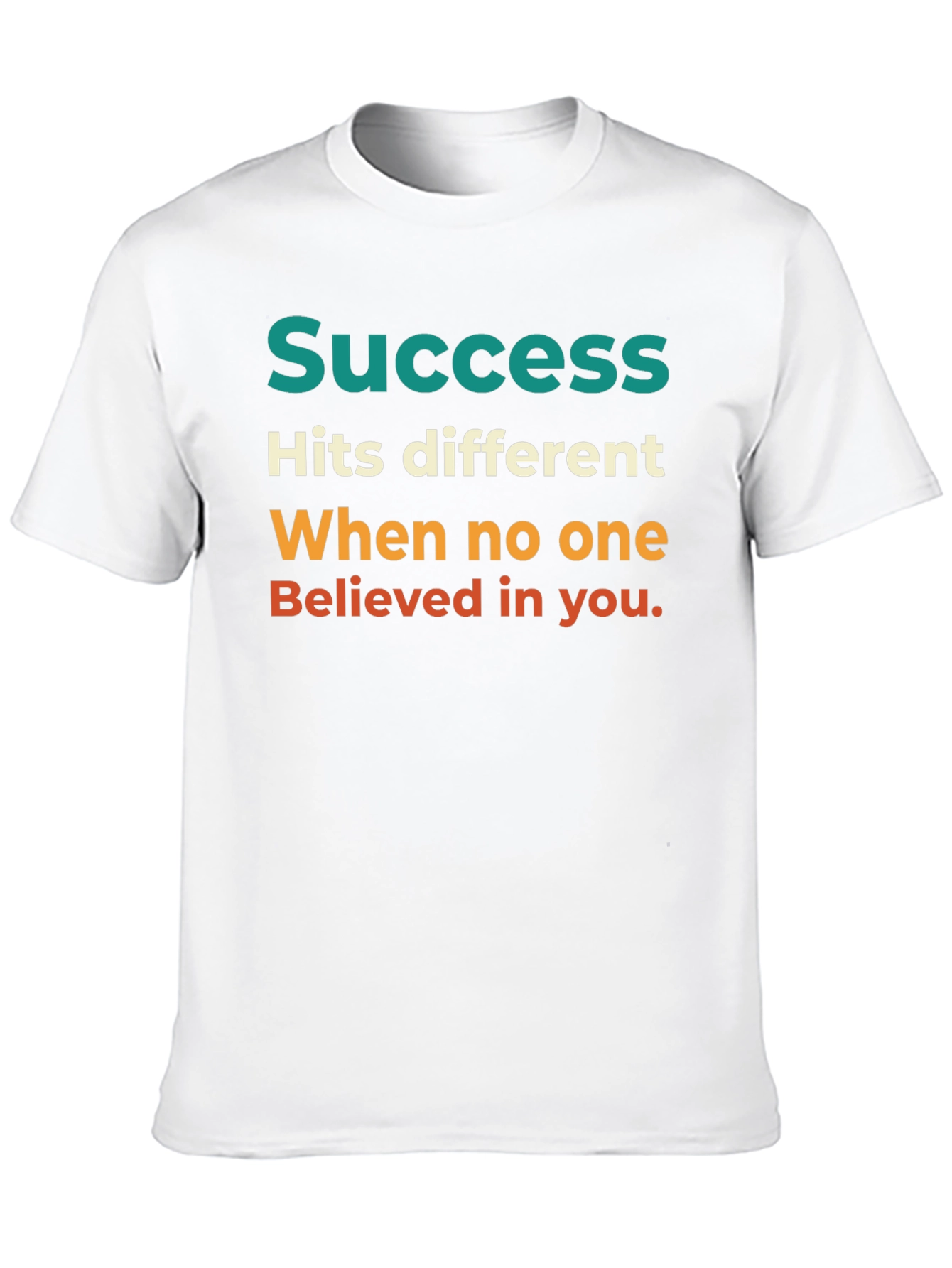 Success Motivational Graphic T-Shirt