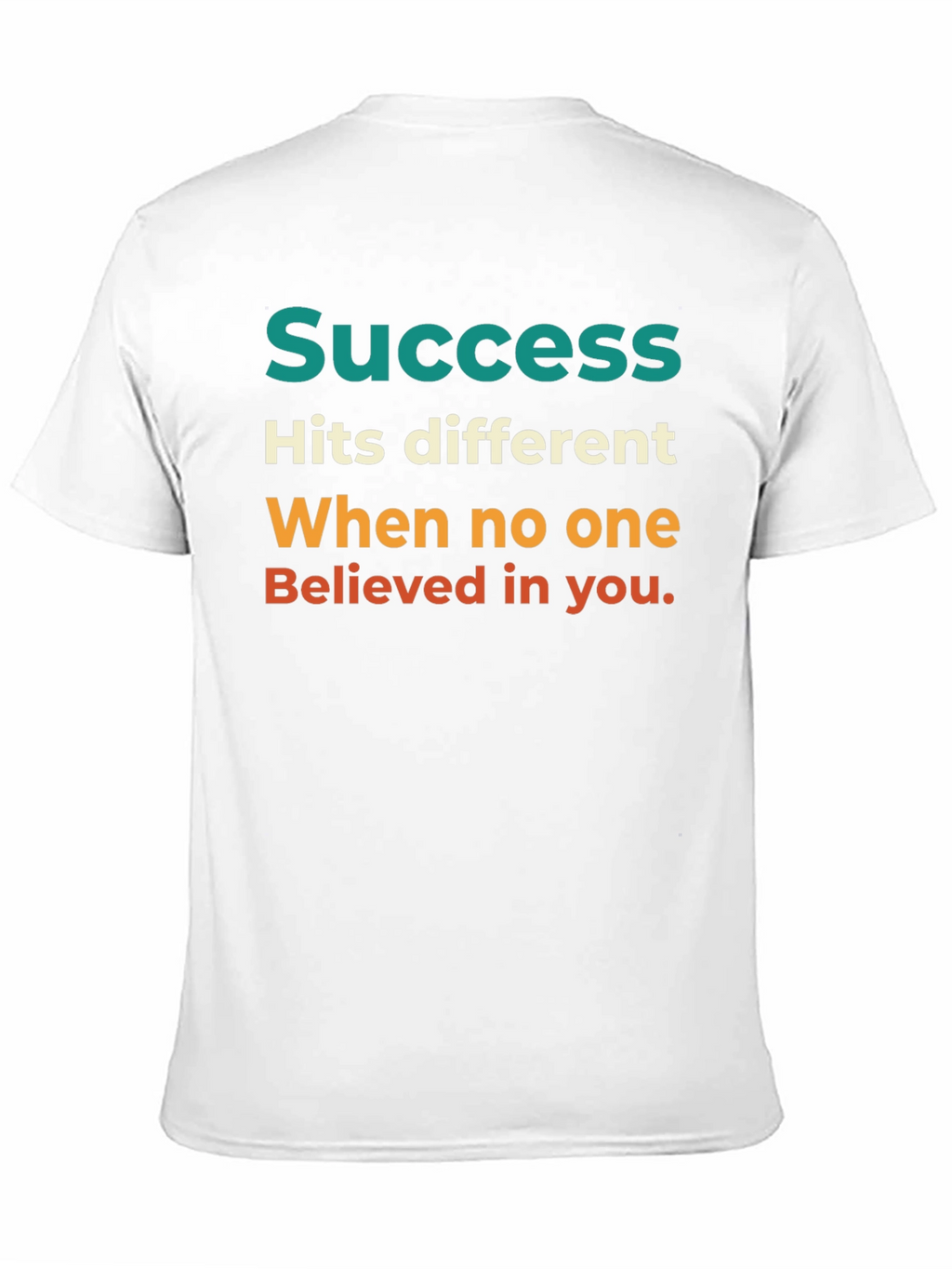 Success Motivational Graphic T-Shirt