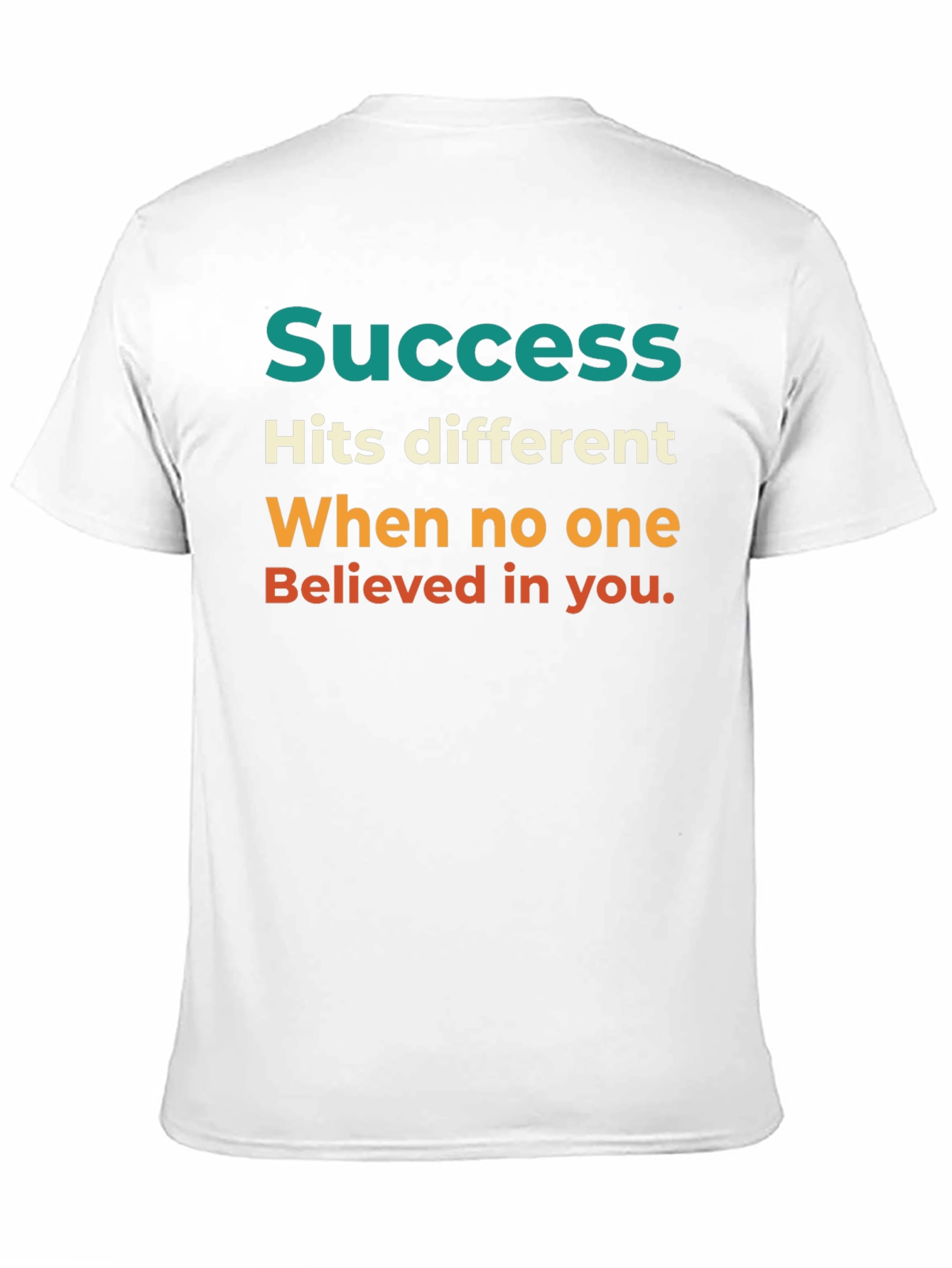 Success Motivational Graphic T-Shirt
