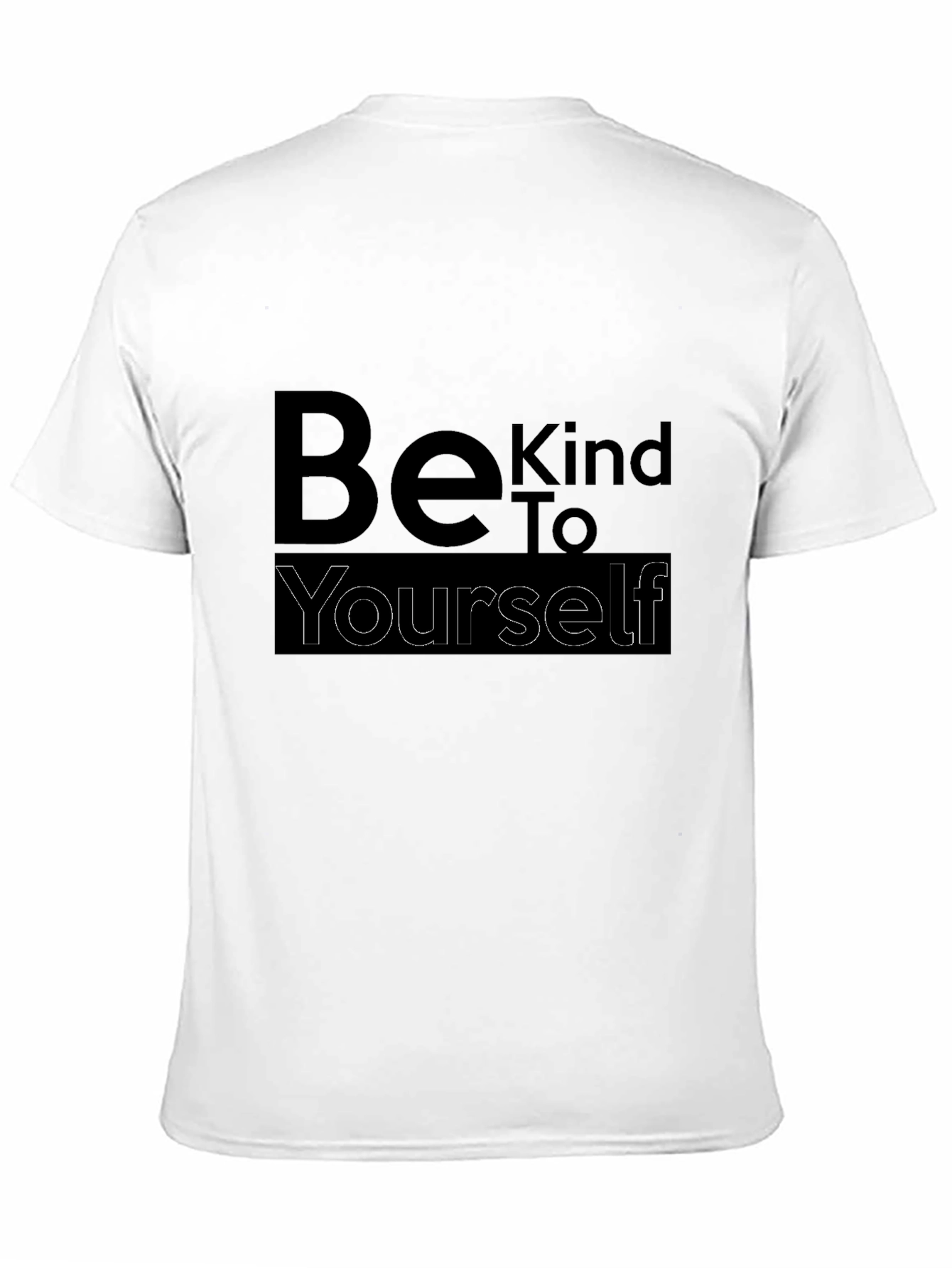 Be Kind to Yourself Black Graphic Tee