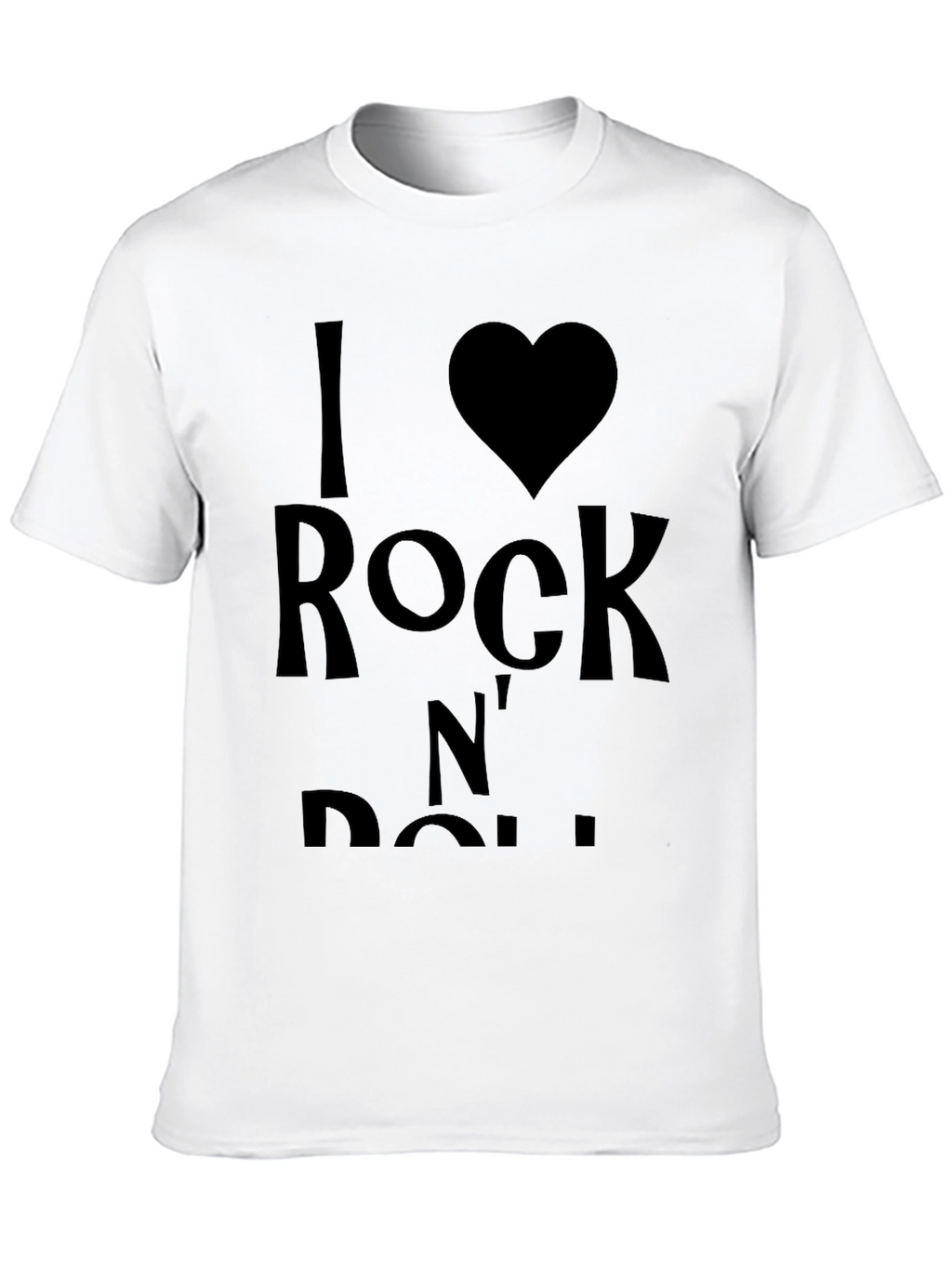 I Love Rock N Roll Black T-Shirt