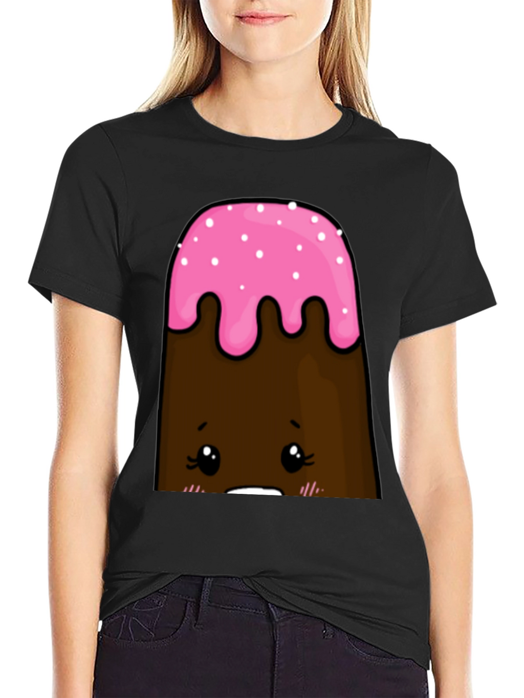 Cute Cake Character T-Shirt