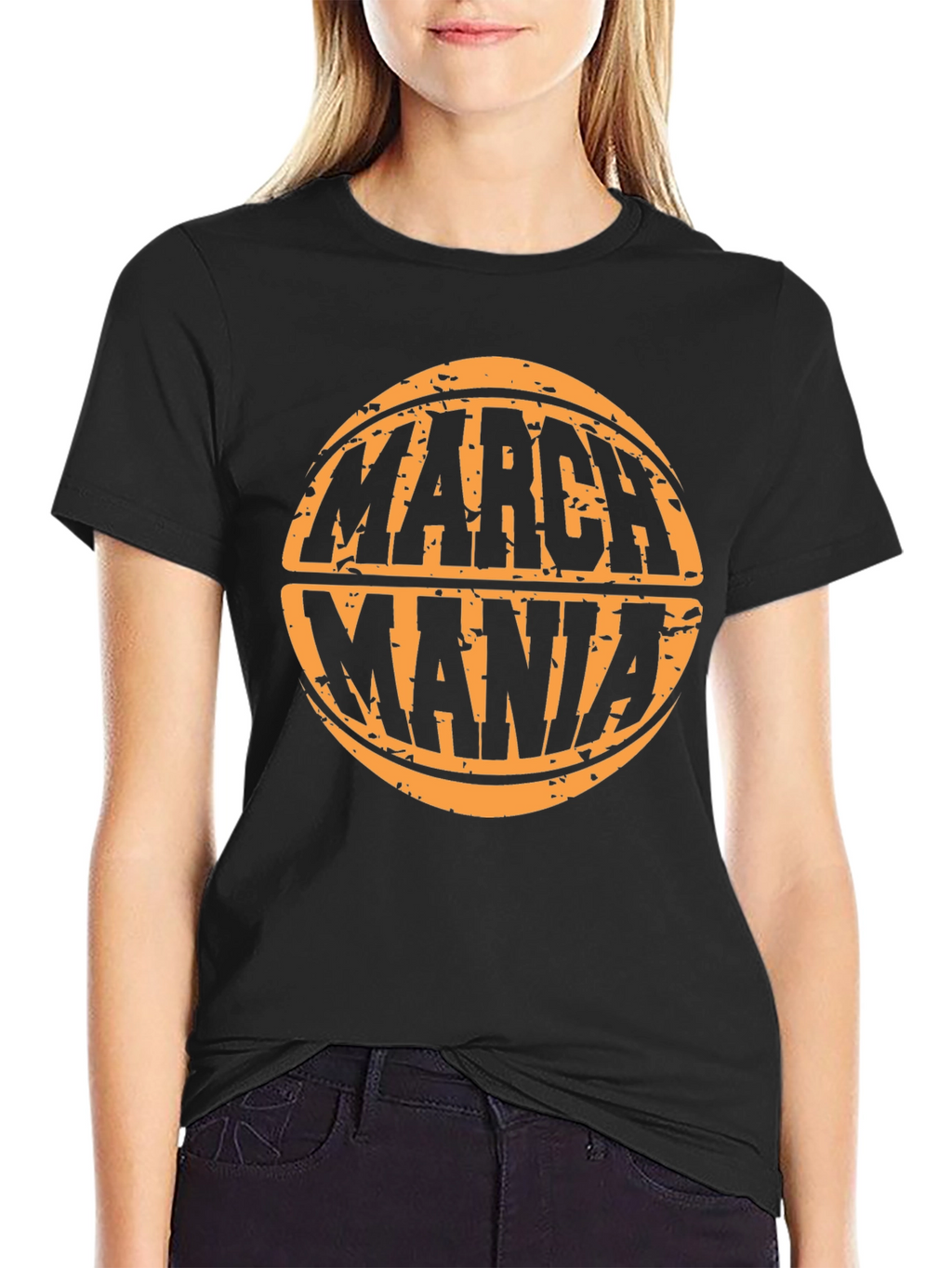 March Mania Basketball Graphic Tee