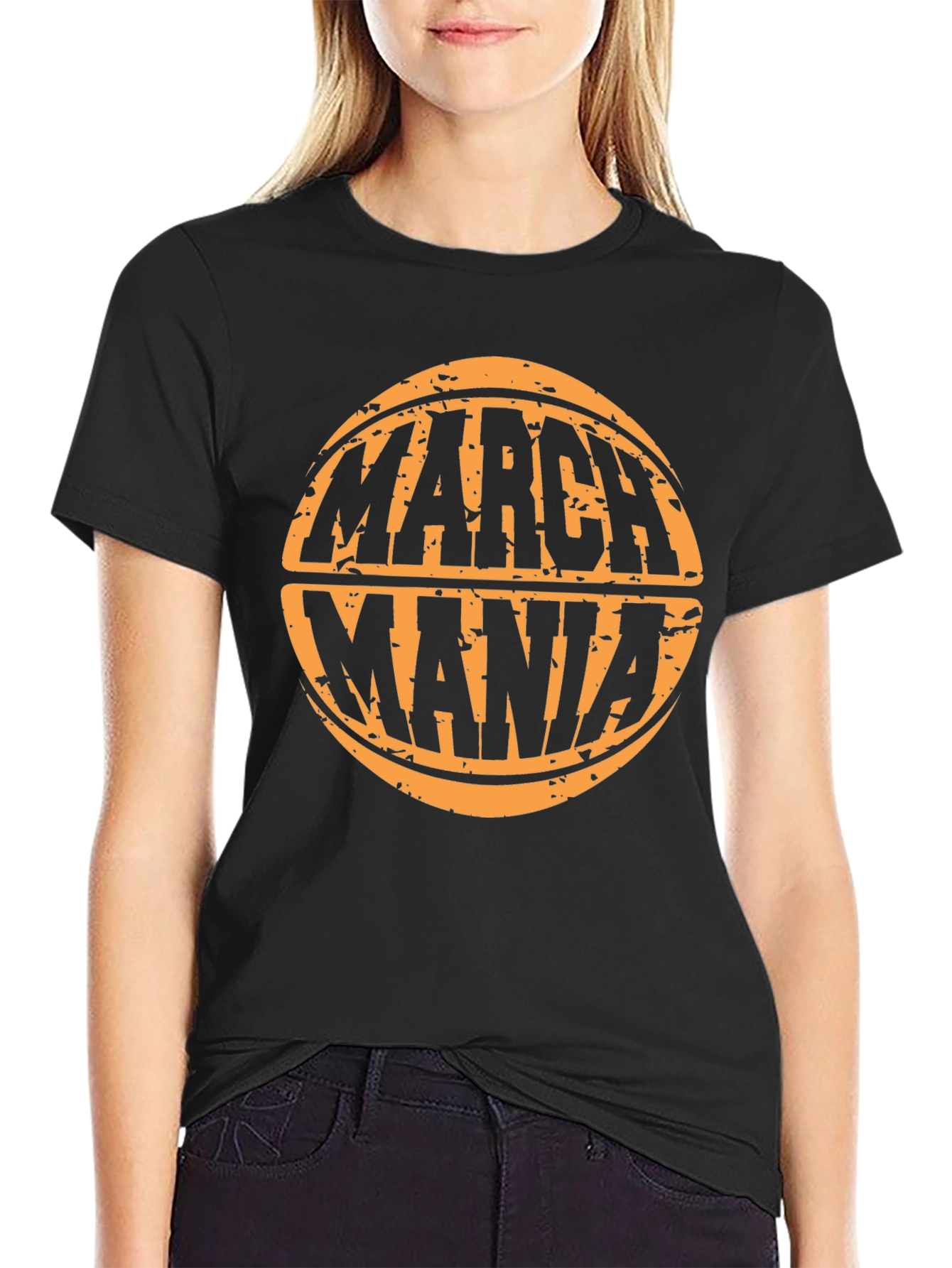 March Mania Basketball Graphic Tee