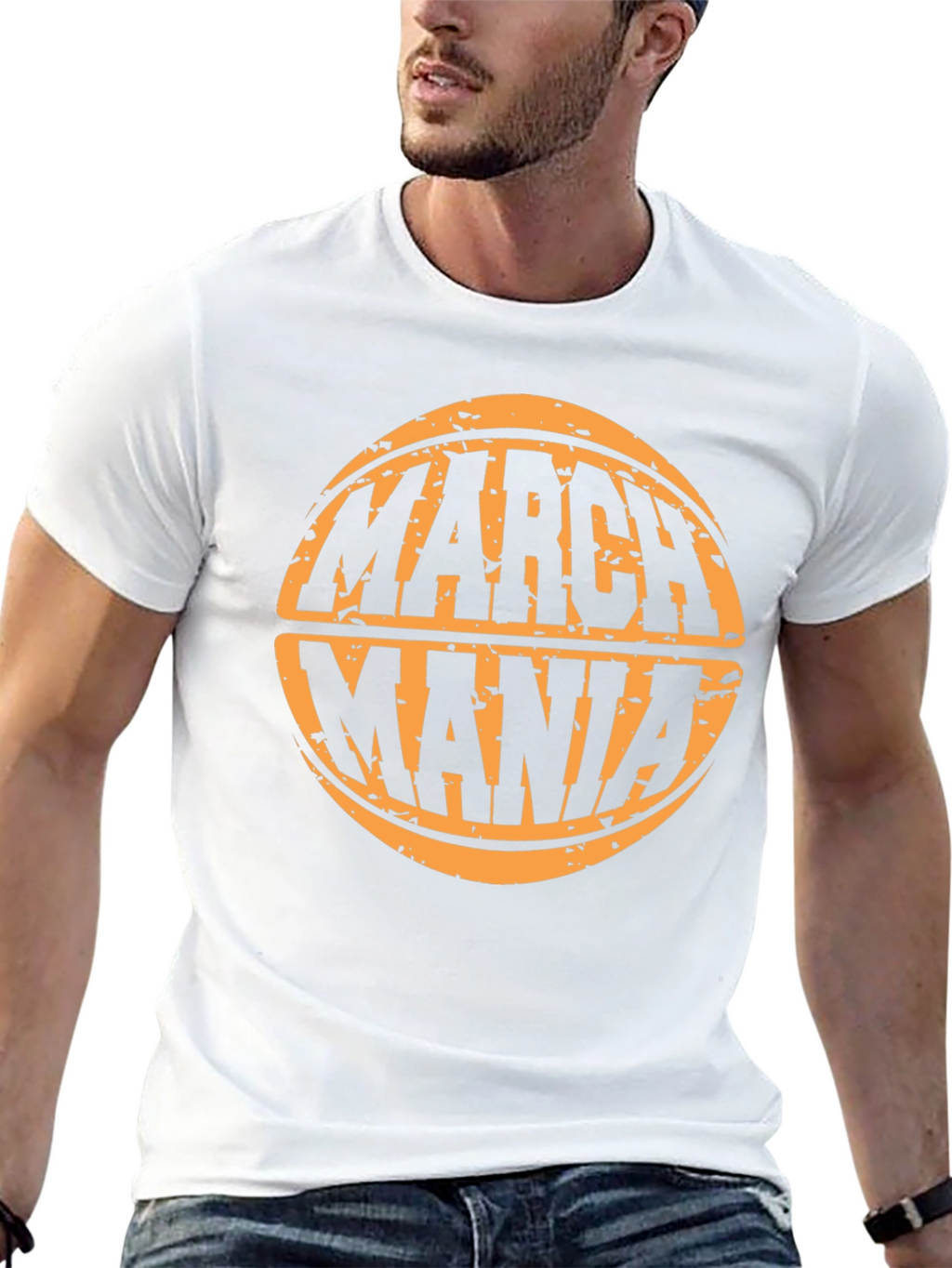 March Mania Basketball Graphic Tee