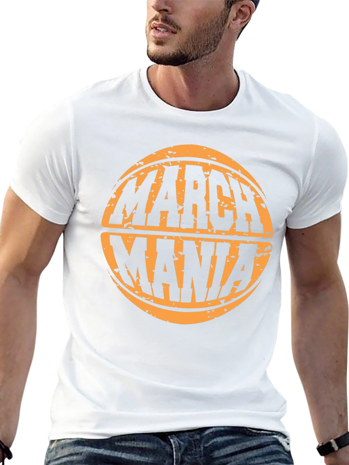 March Mania Basketball Graphic Tee