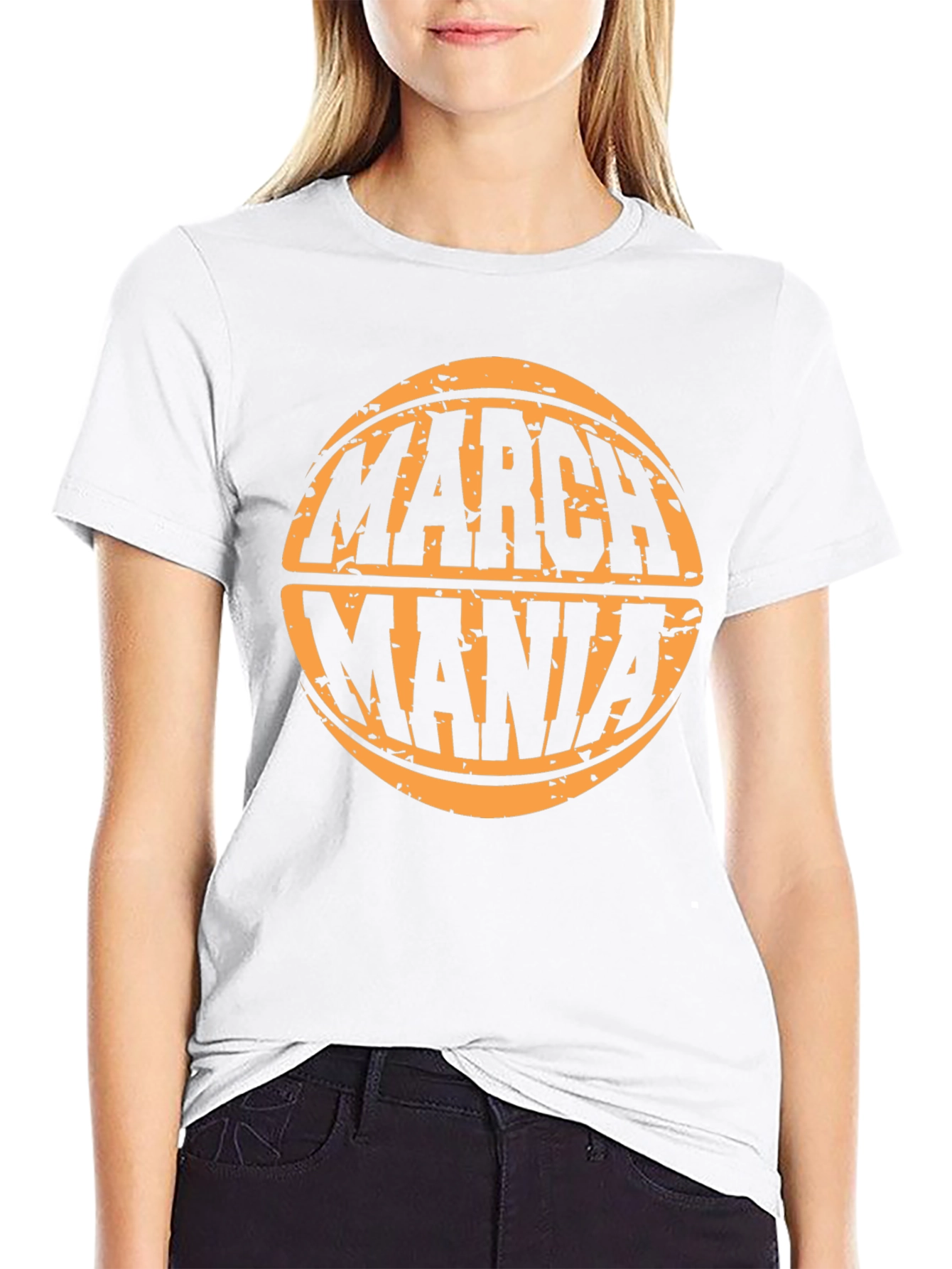 March Mania Basketball Graphic Tee