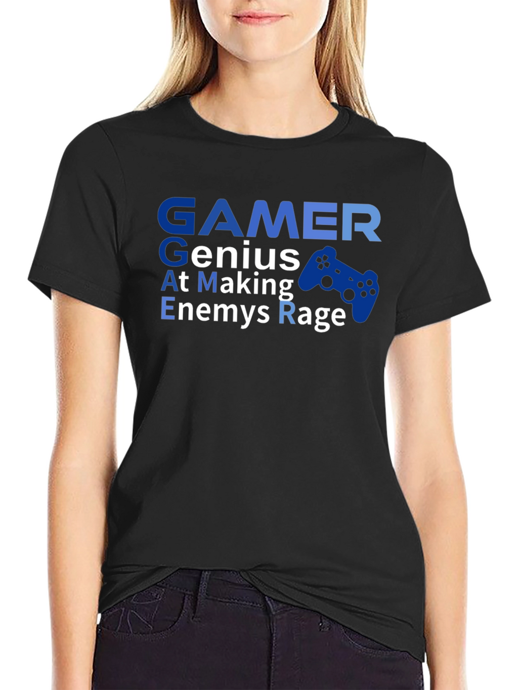 Gamer Genius T-Shirt - At Making Enemies Rage